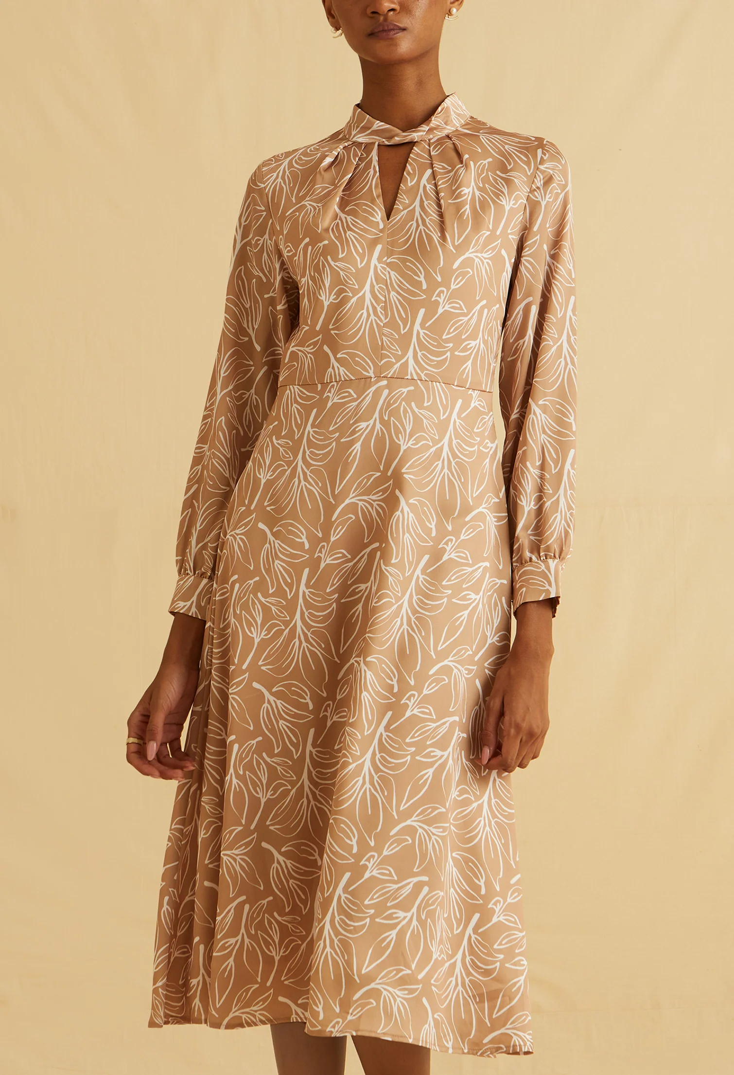 Pastel Bloom Midi Dress