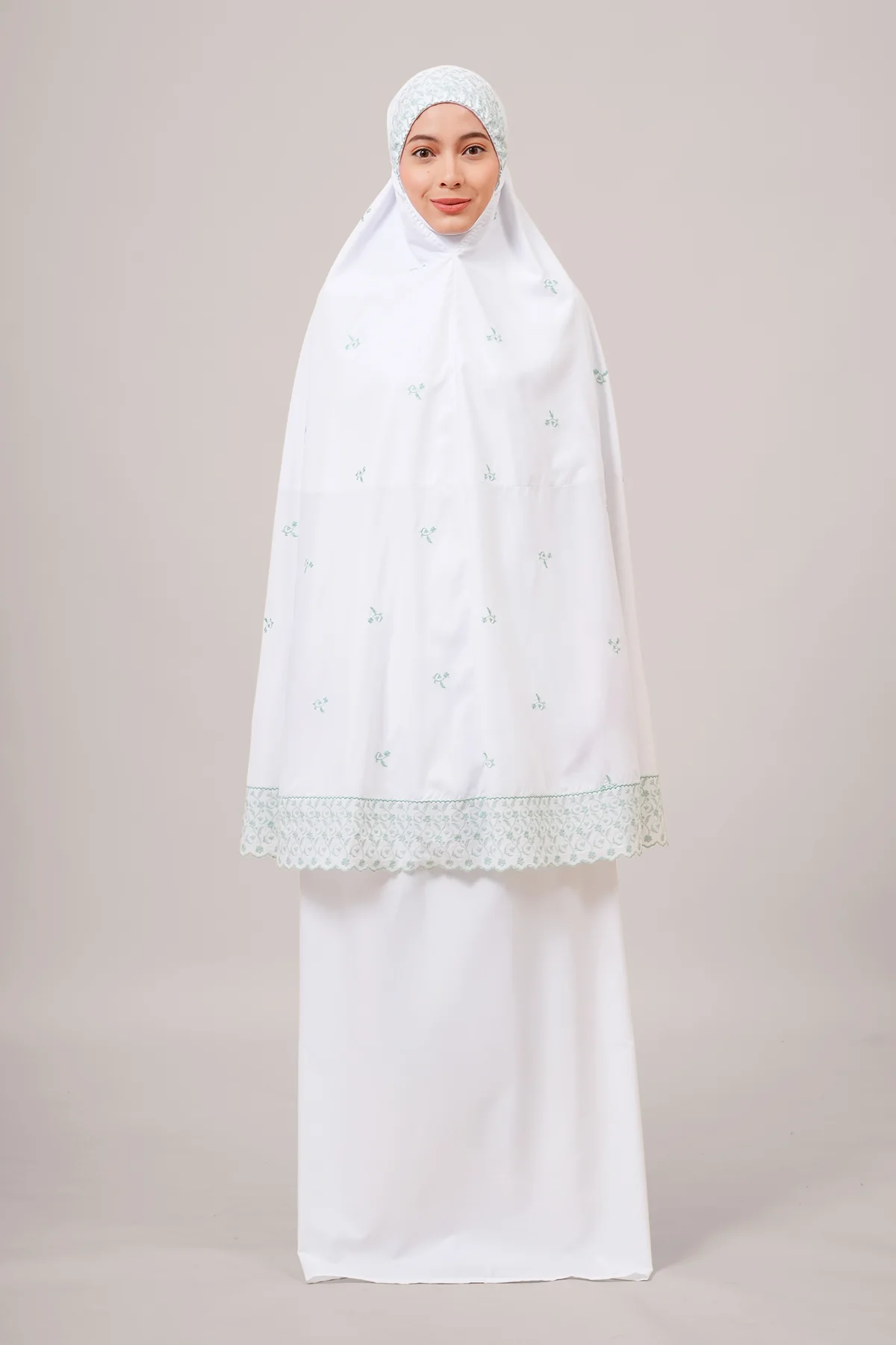 Telekung Broderie Sarimas Rona