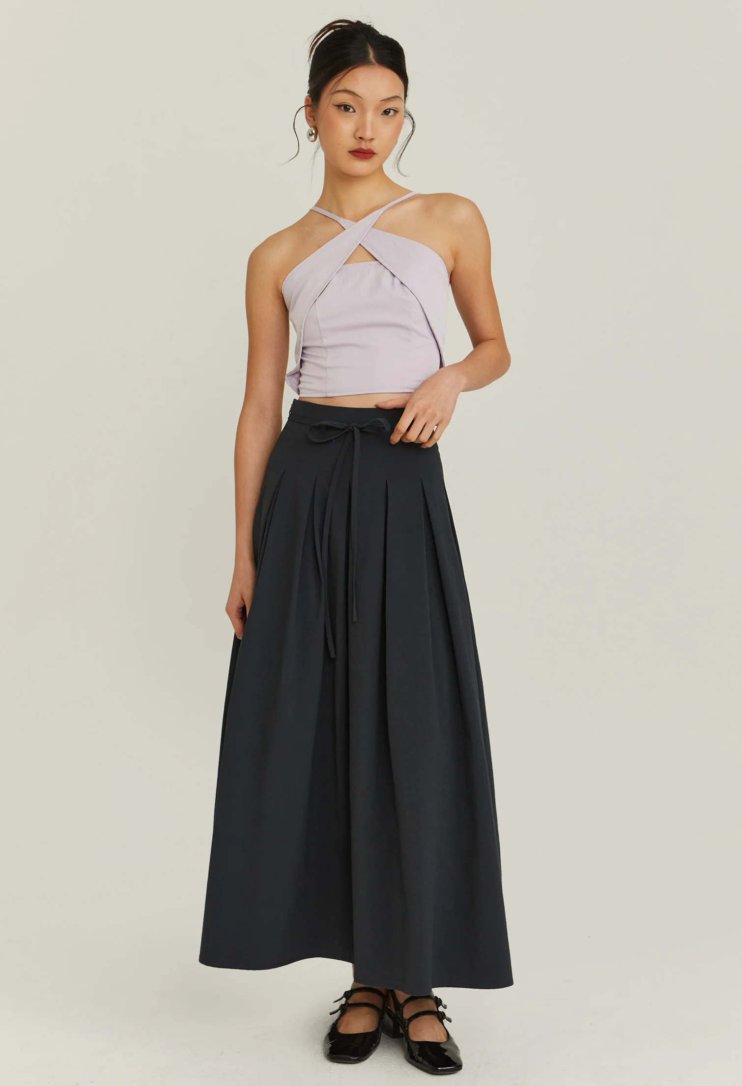 Crescent Halo Sleeveless Top