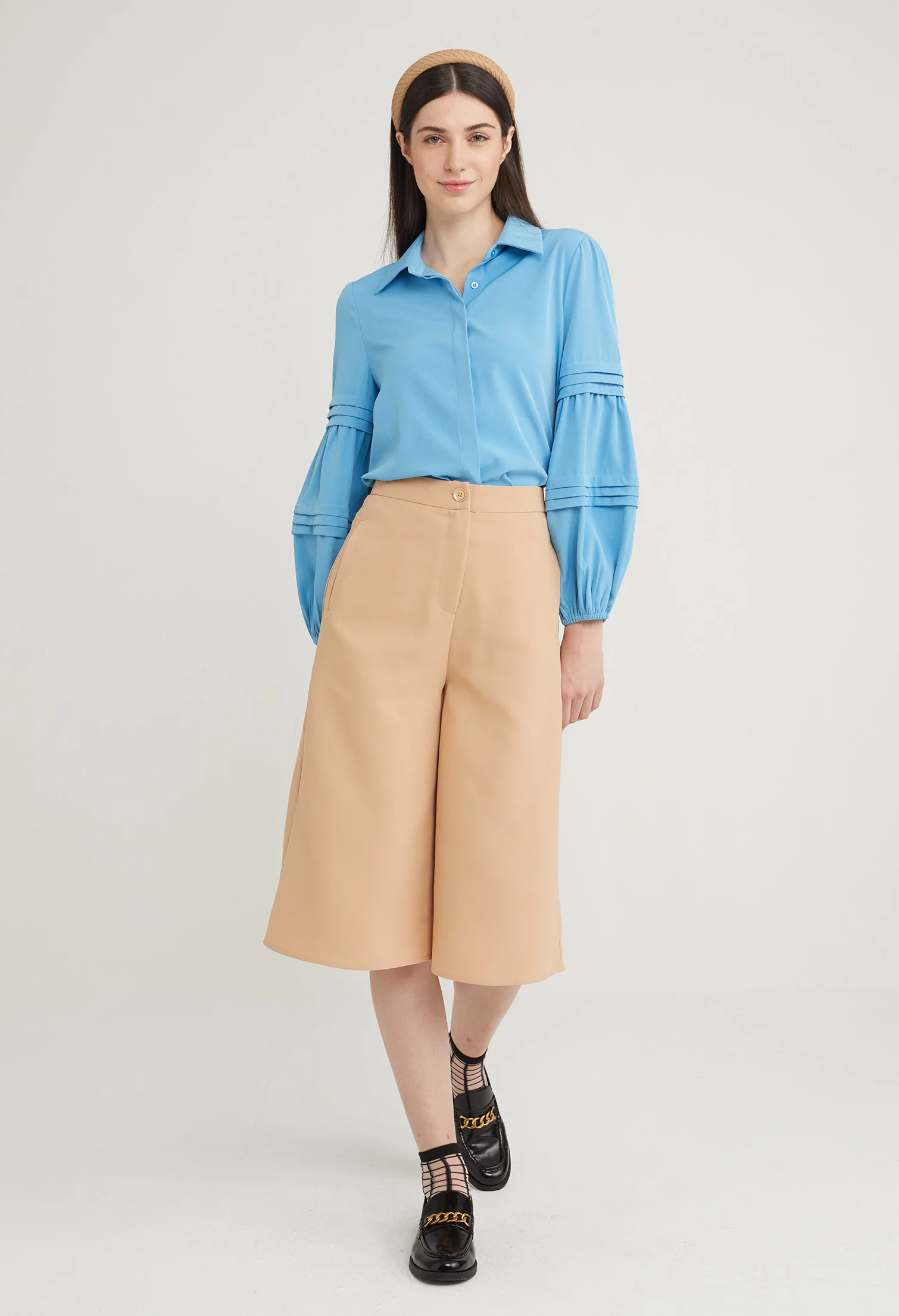 Relaxed Wide Leg Pants