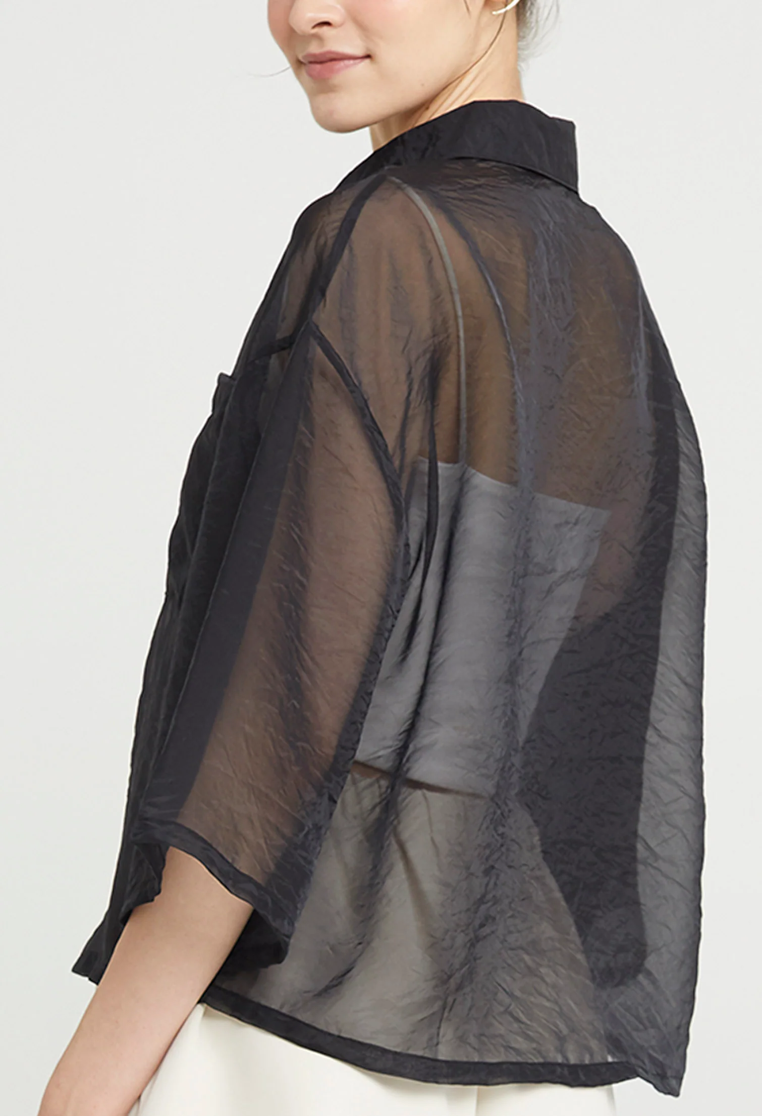 Breezy Wrinkled Button Up Shirt