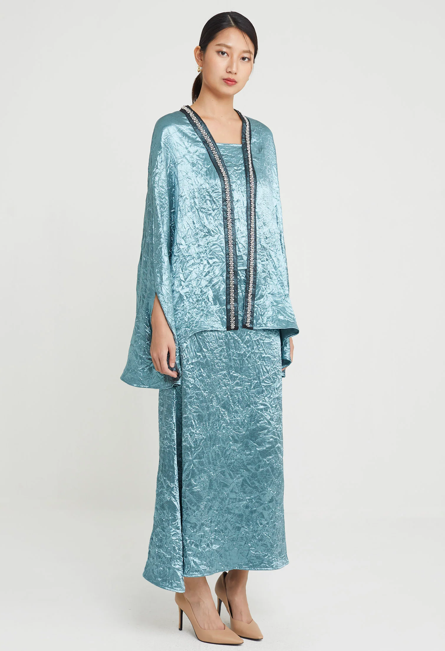 Jade Luxy Satin Maxi Skirt