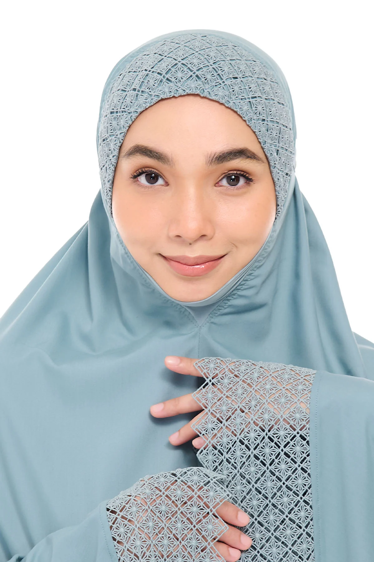 Telekung Modish Asanoha