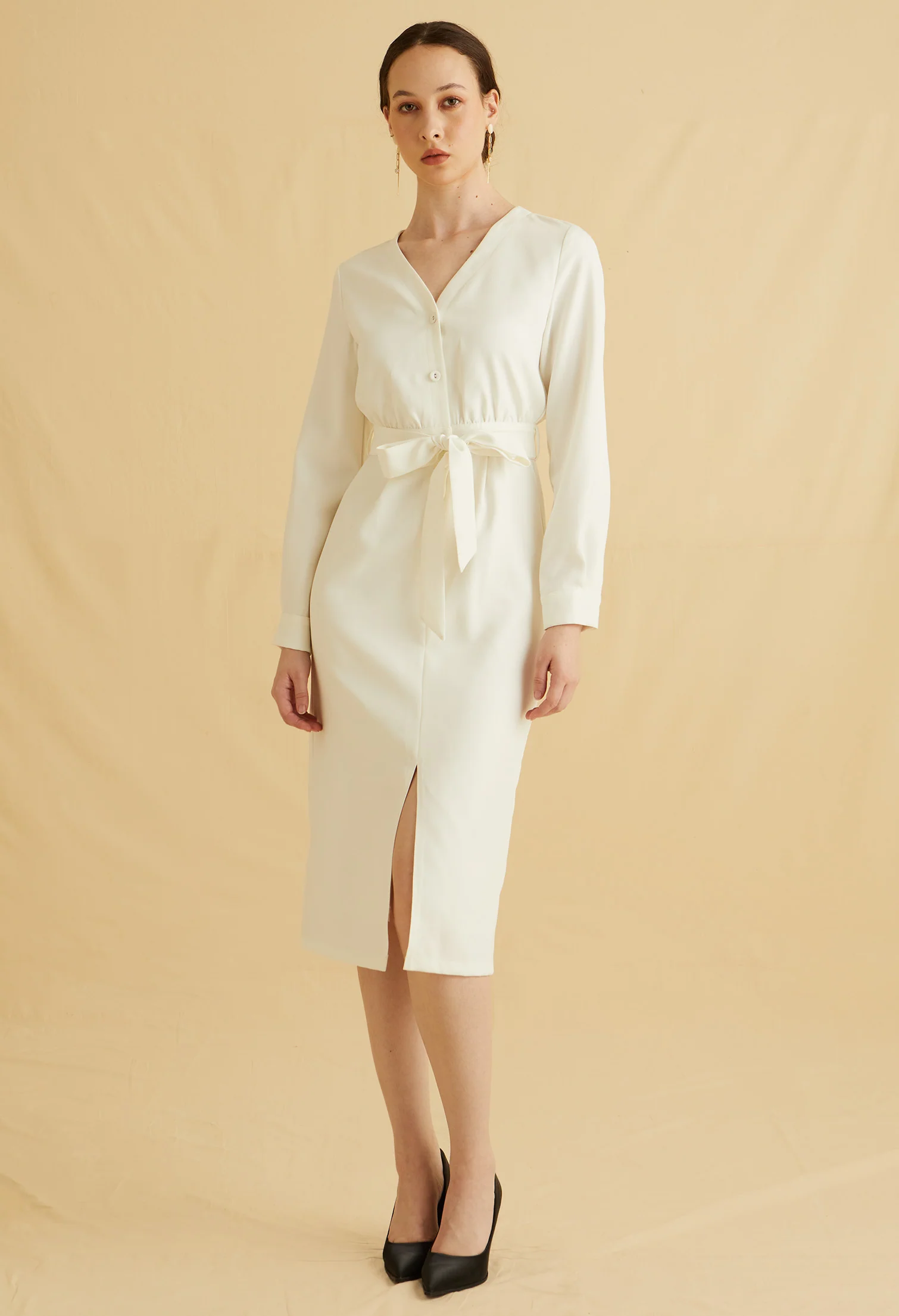 Serene Muse Midi Dress