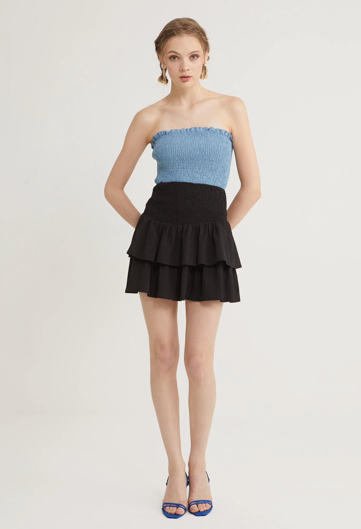 Lani Ruffled Mini Skirt