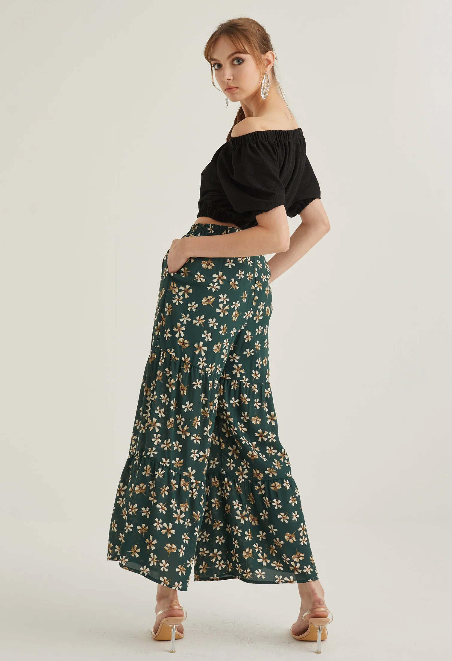 Blooming Petals Palazzo Pants