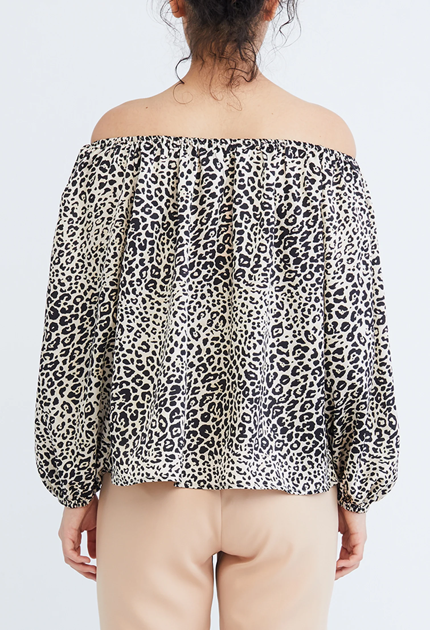 Leopard Spotted Print Blouse