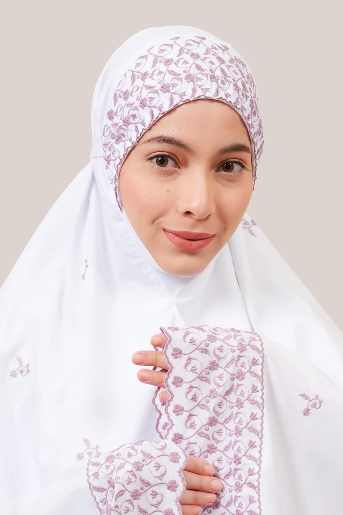 Telekung Broderie Sarimas Rona