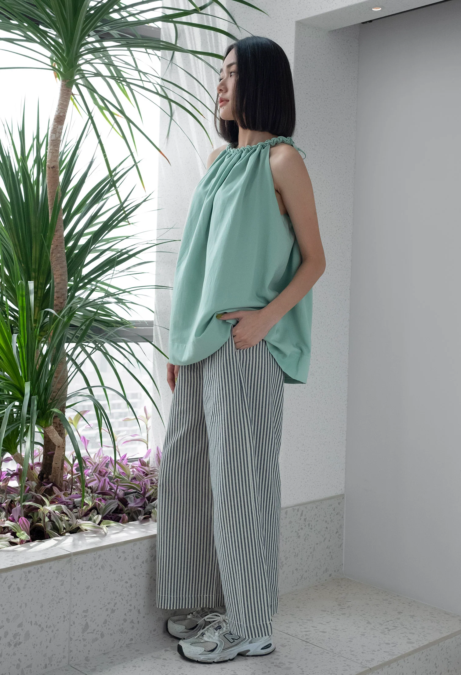 Luna Ease Halter Twist Braid Two-piece