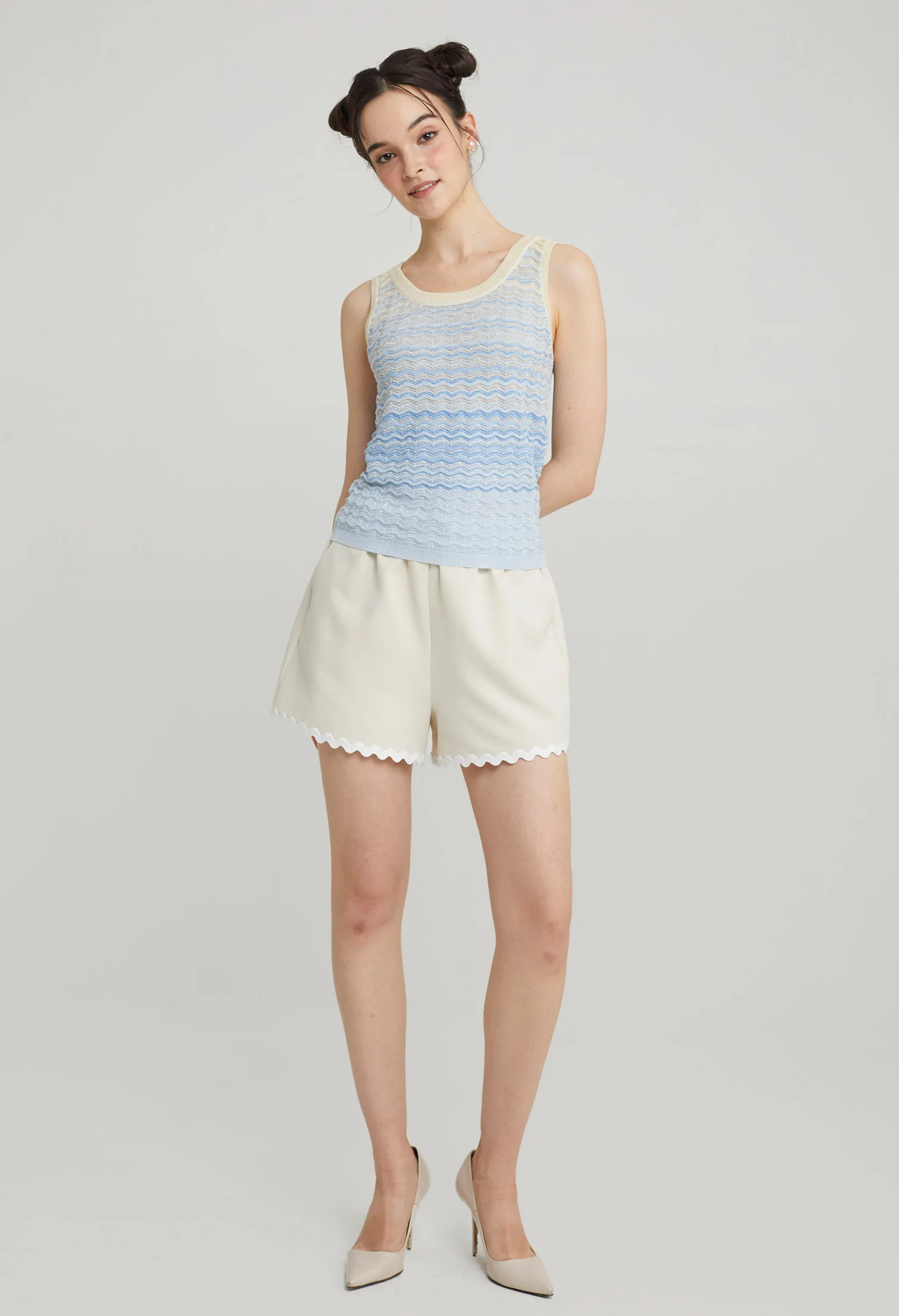Sweet Knitted Sleeveless Top