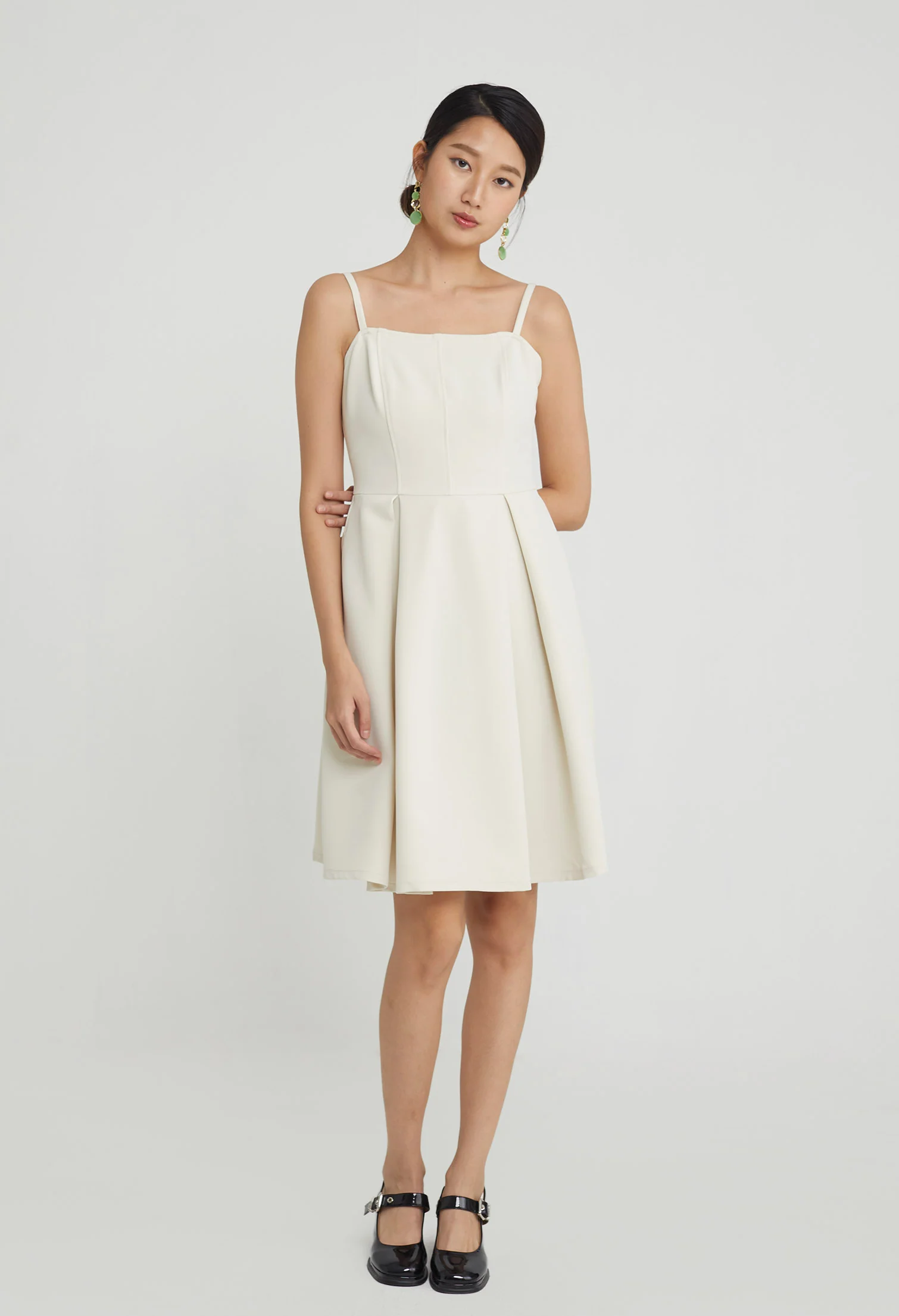 Grace Pleated Midi Dress