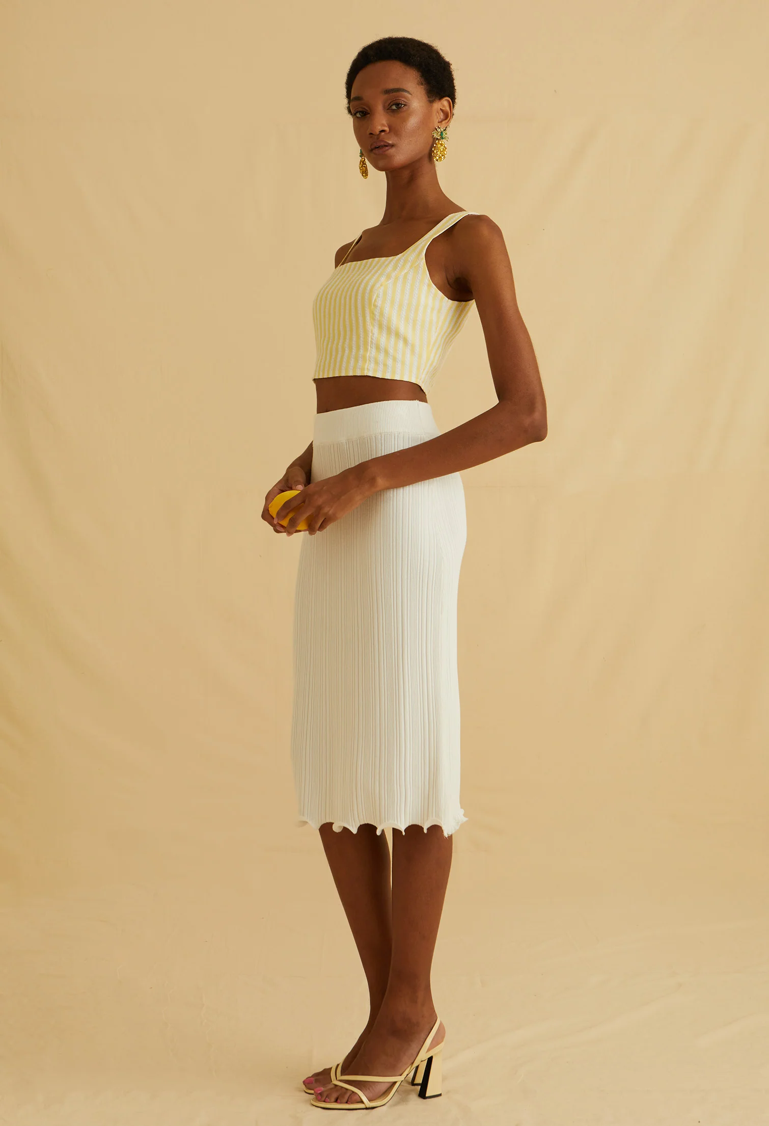 Etna Vista Cropped Sleeveless Top