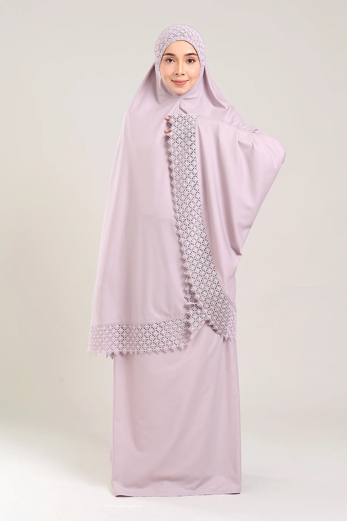 Telekung Modish Asanoha