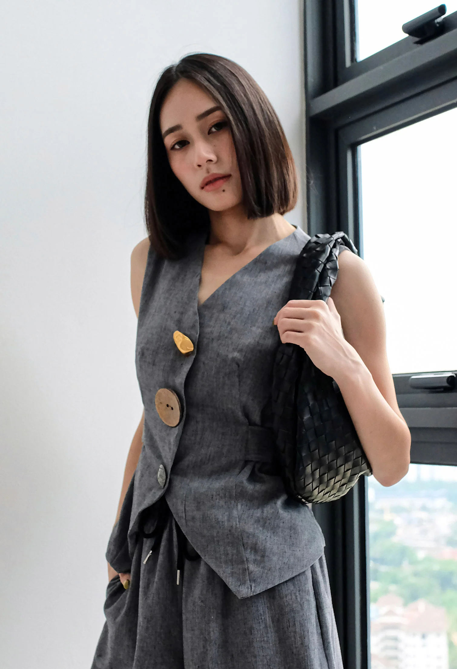 Granite Flow Vest & Shorts Two-piece