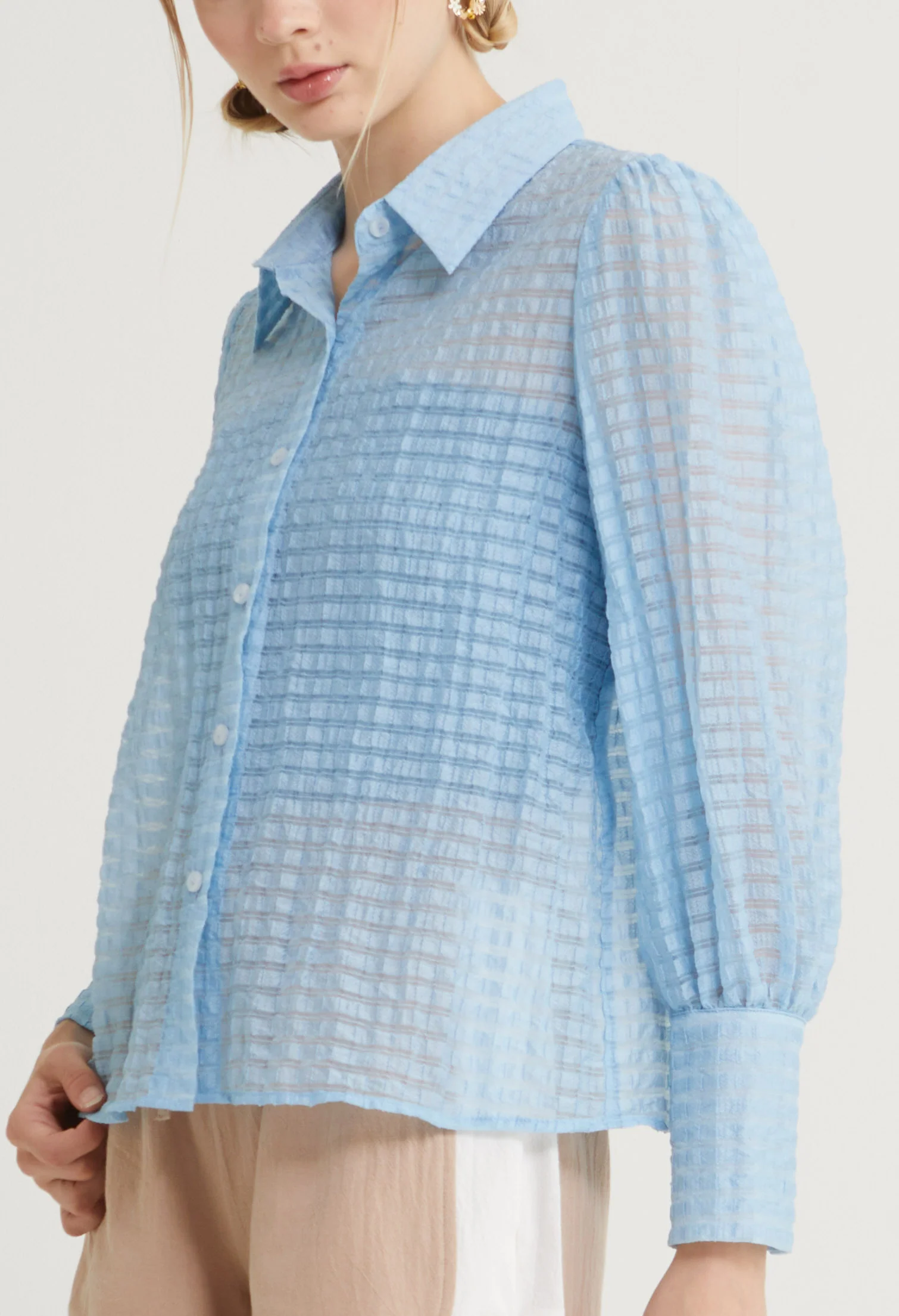 Sunset Sheer Long Sleeves Top