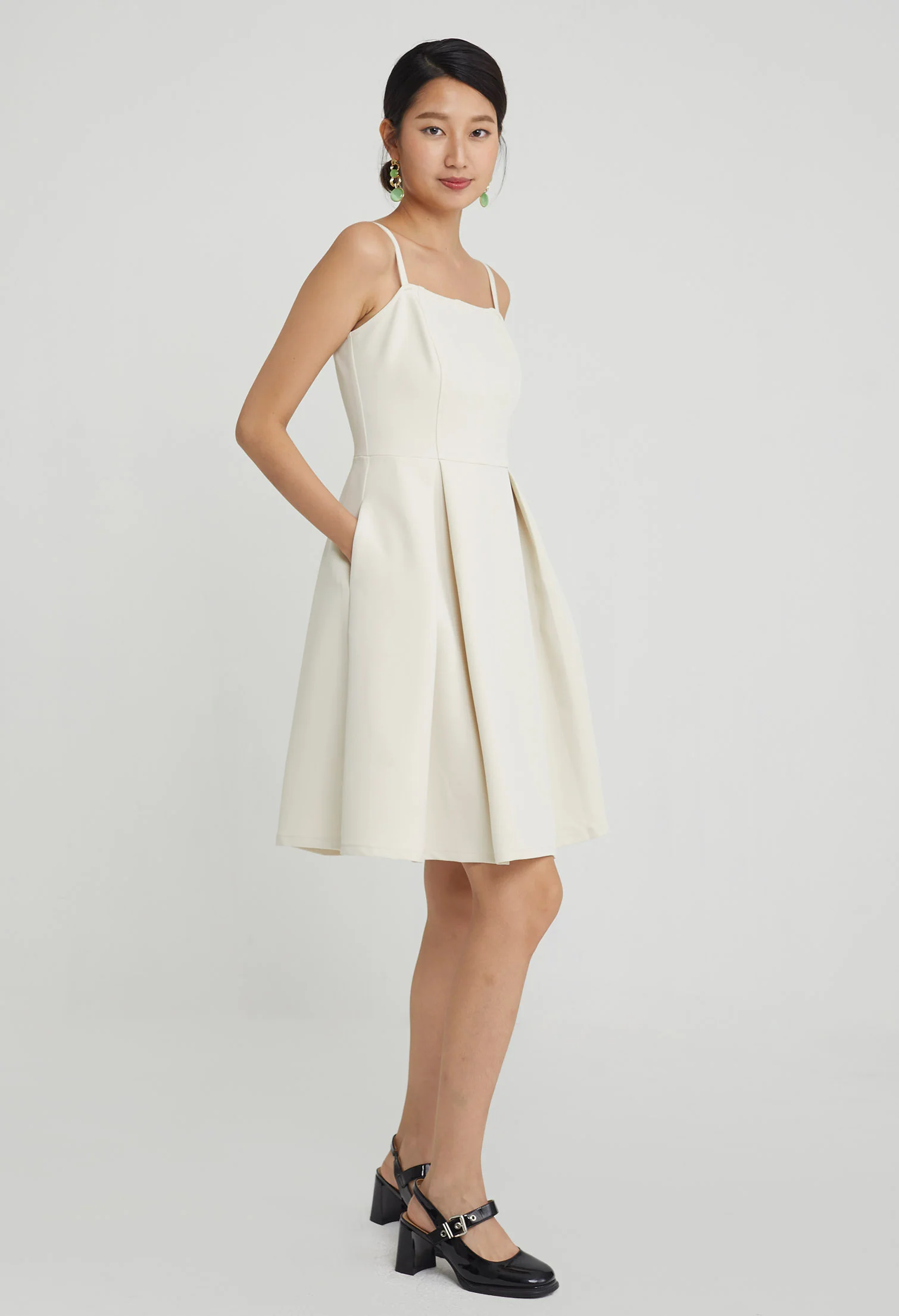 Grace Pleated Midi Dress