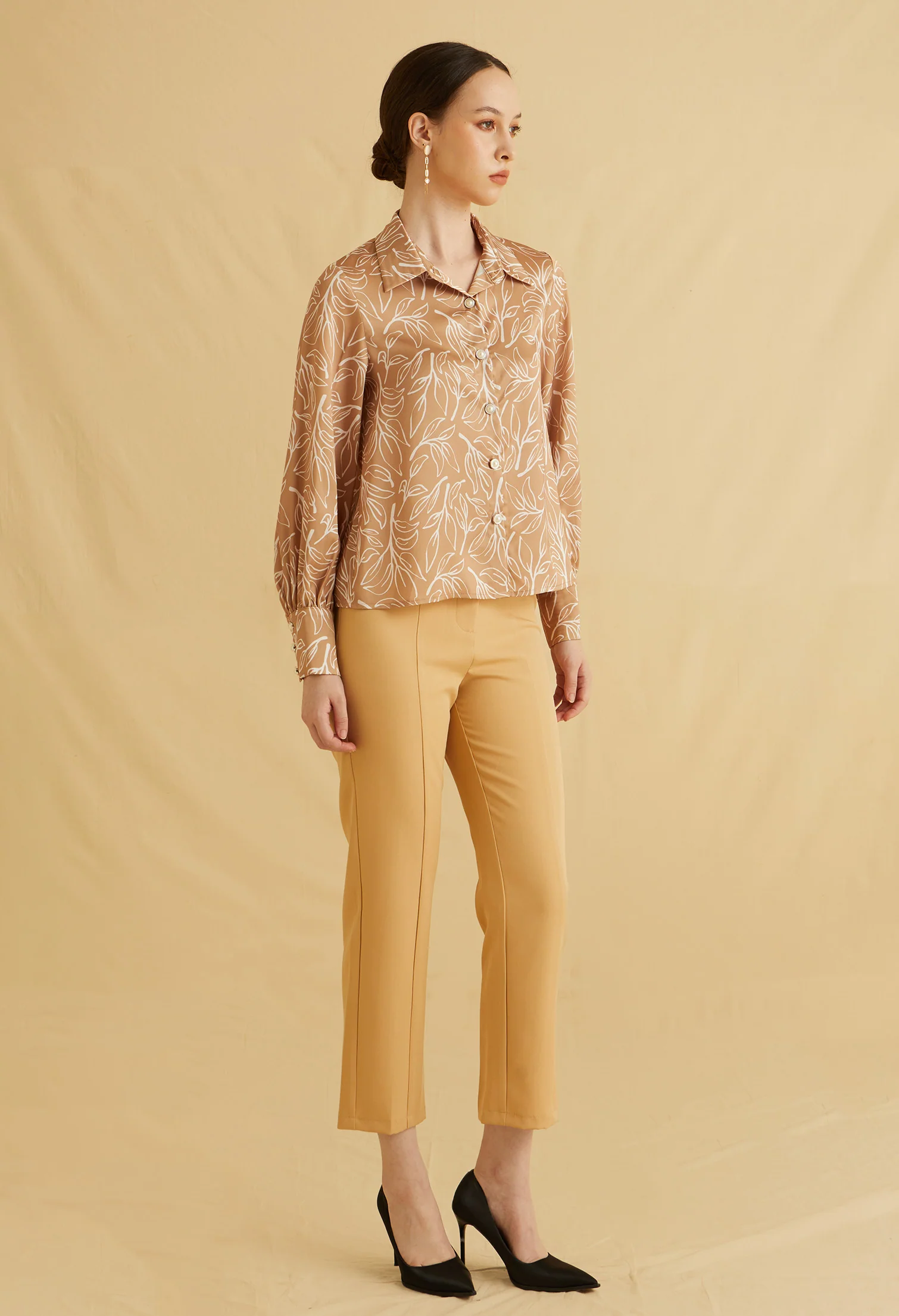 Pastel Bloom Collared Shirt