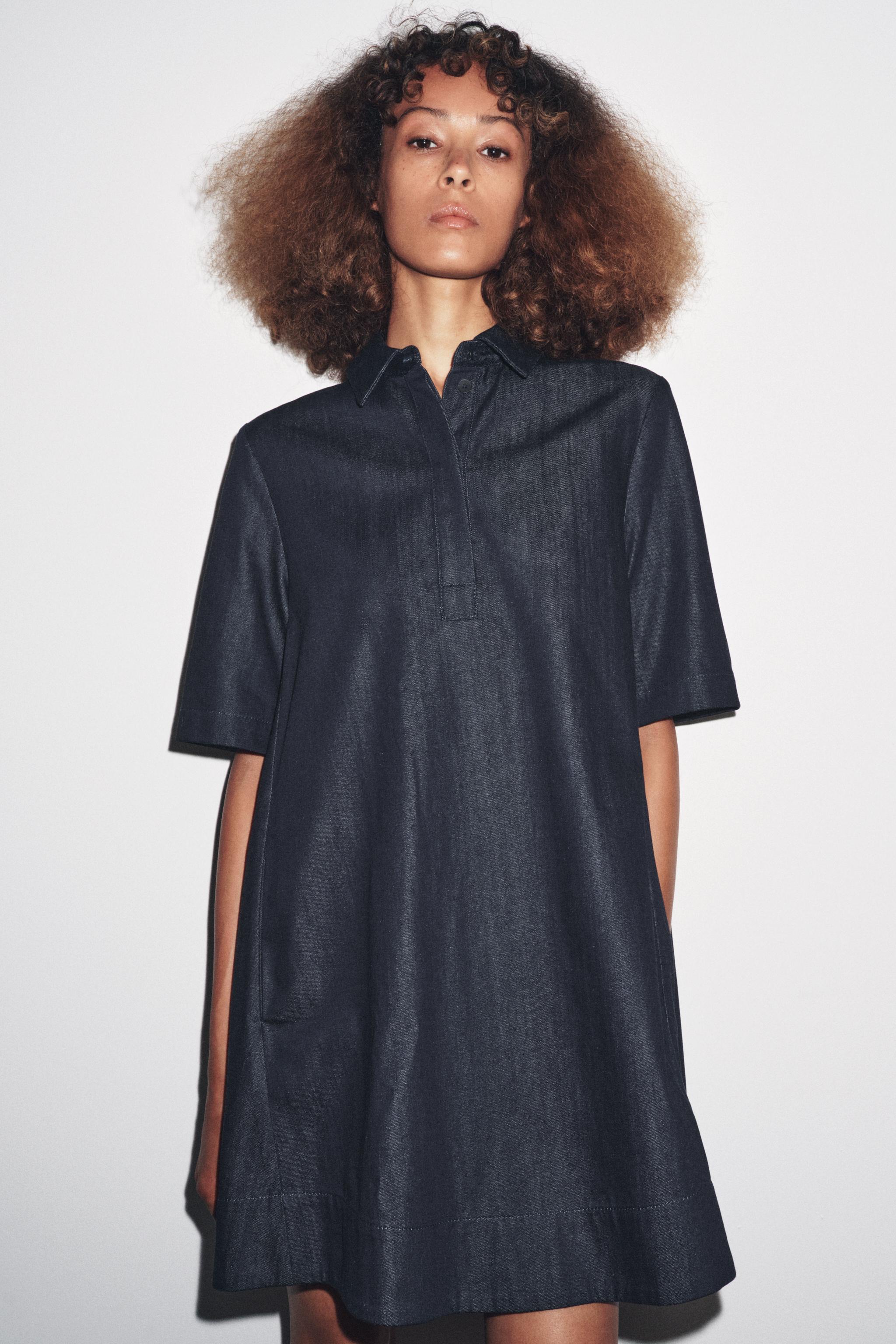 ZW COLLECTION DENIM MINI DRESS