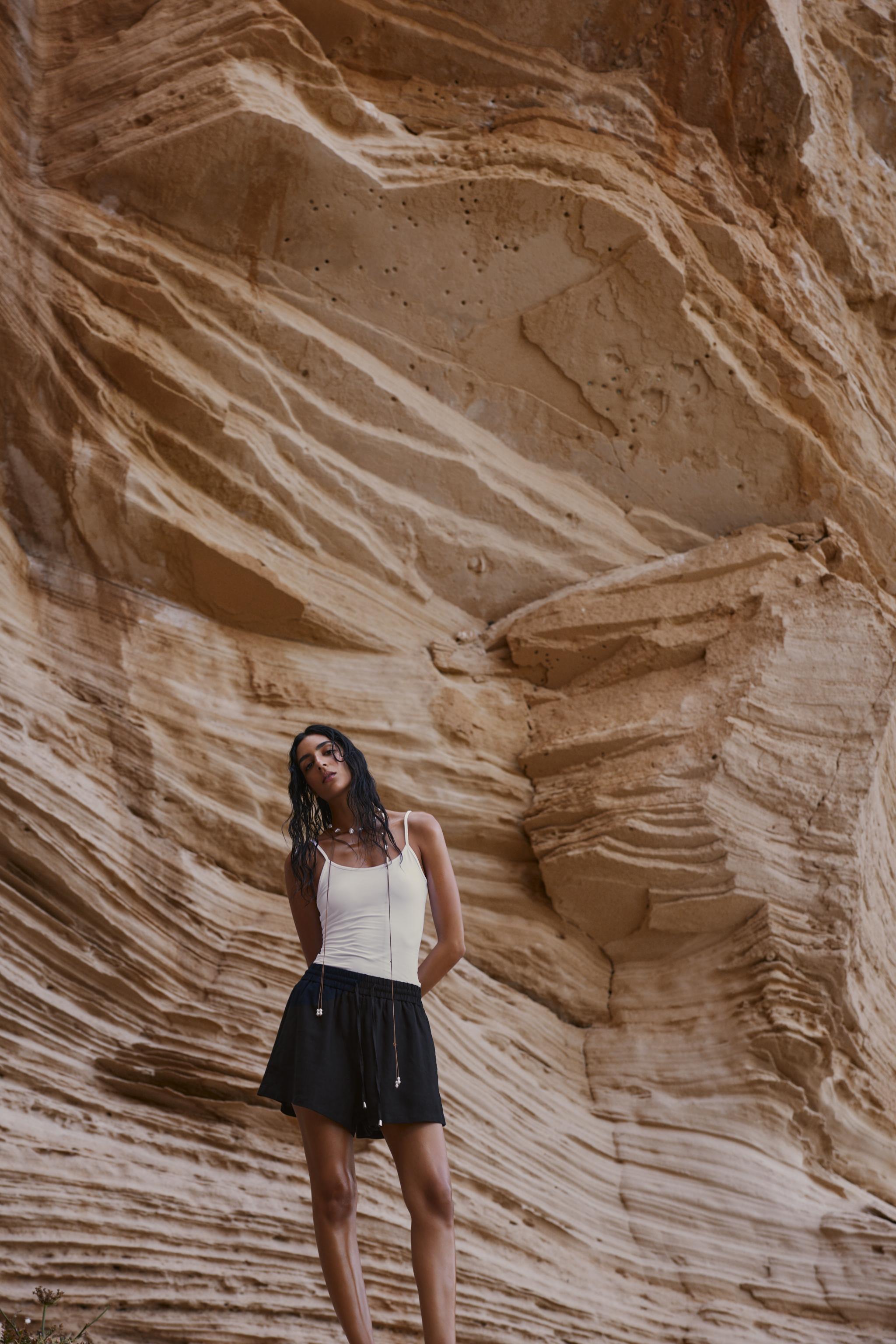 POLYAMIDE SPAGHETTI STRAP CAMISOLE