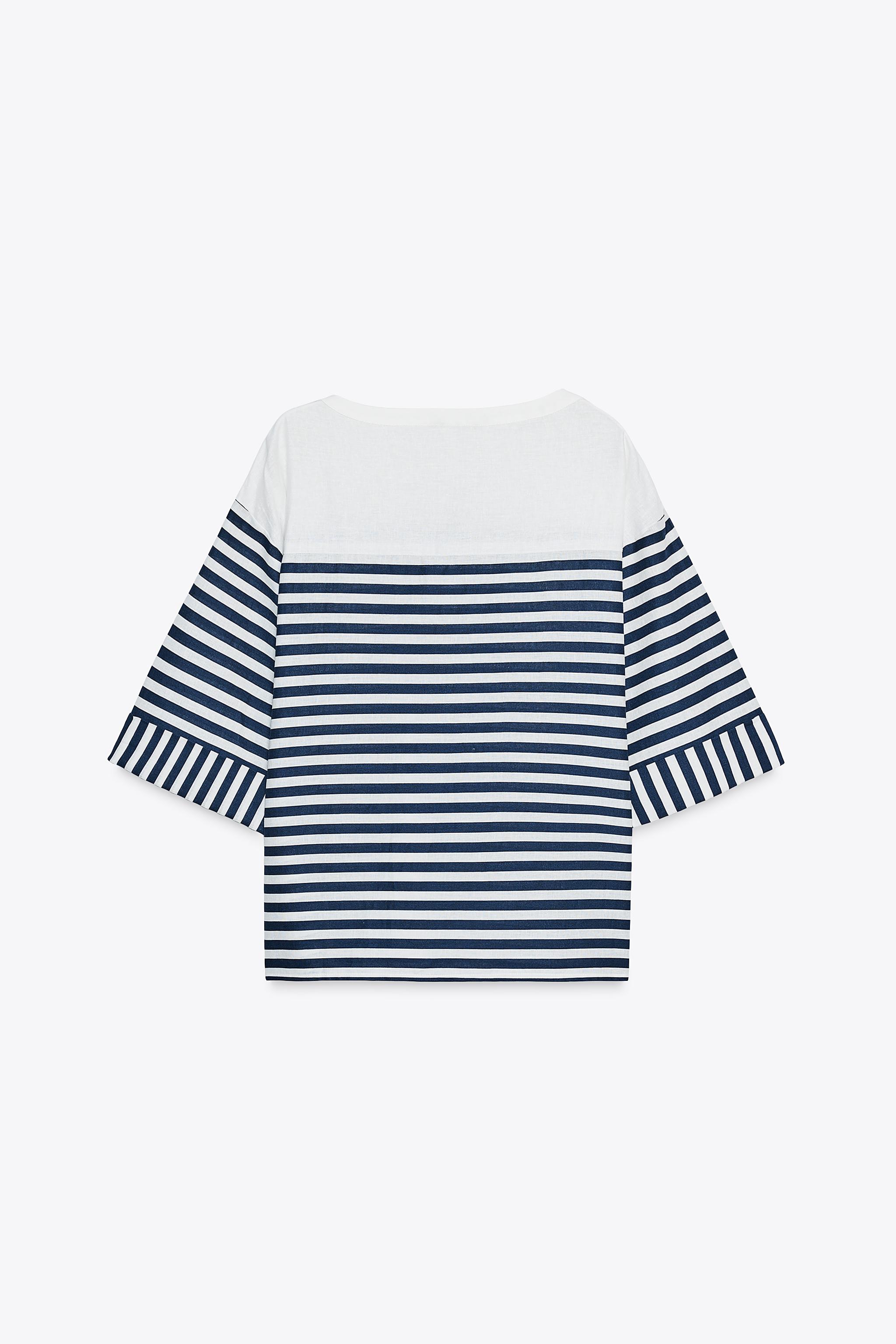 STRIPED LINEN SHIRT