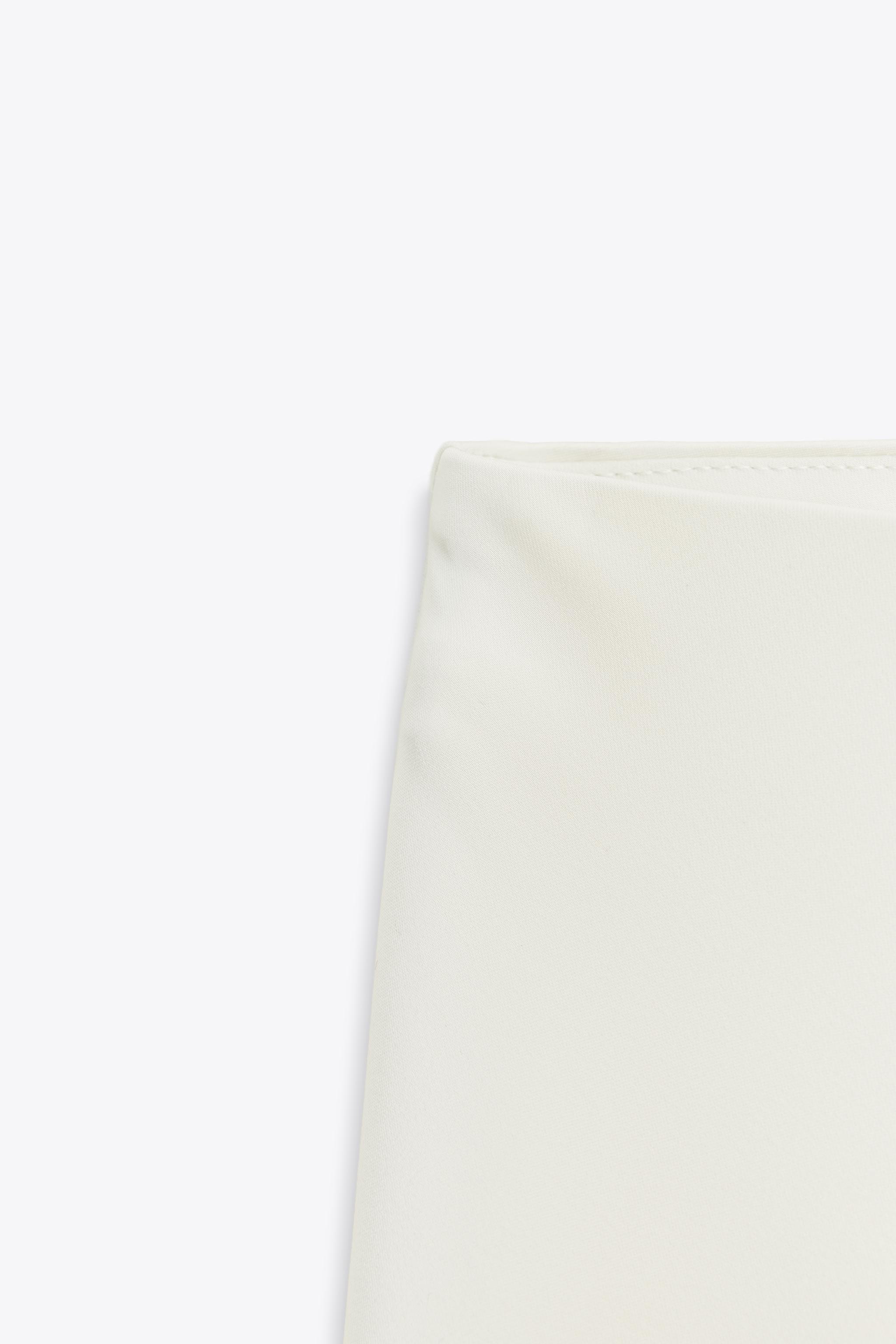 LACE SATIN EFFECT SKIRT