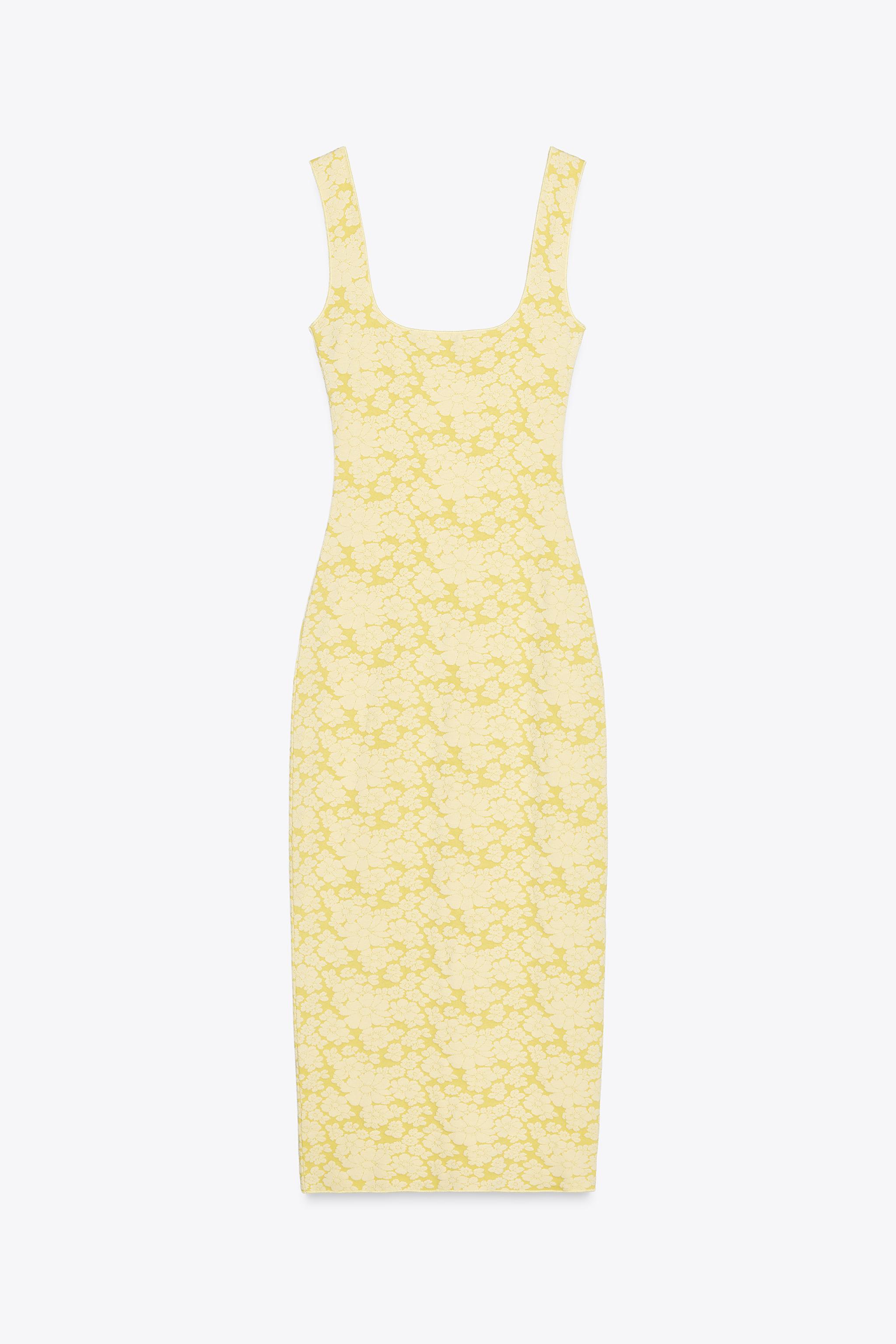 STRETCH SQUARE NECK DRESS