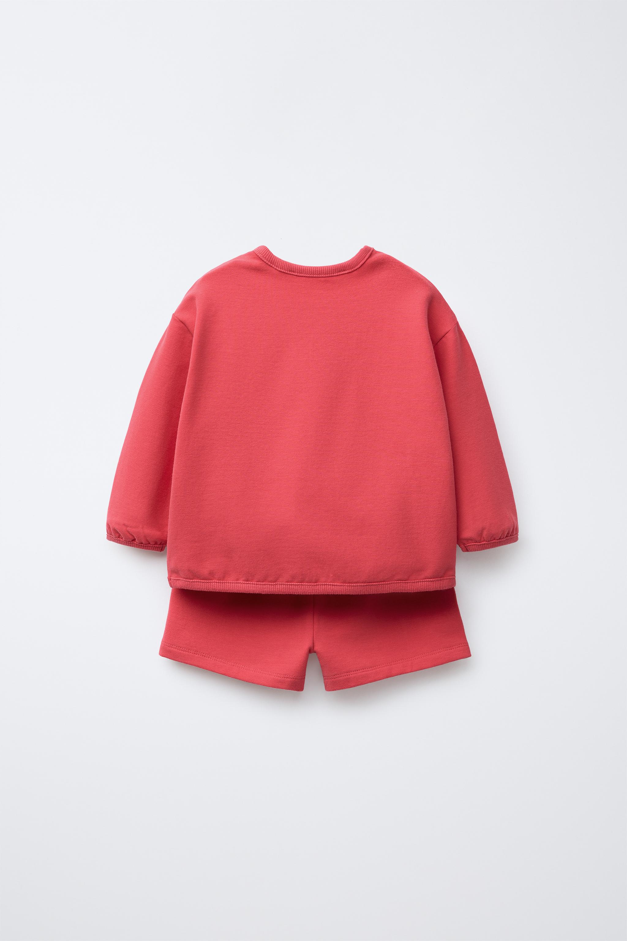 SWEATSHIRT AND TEXT BERMUDA SET