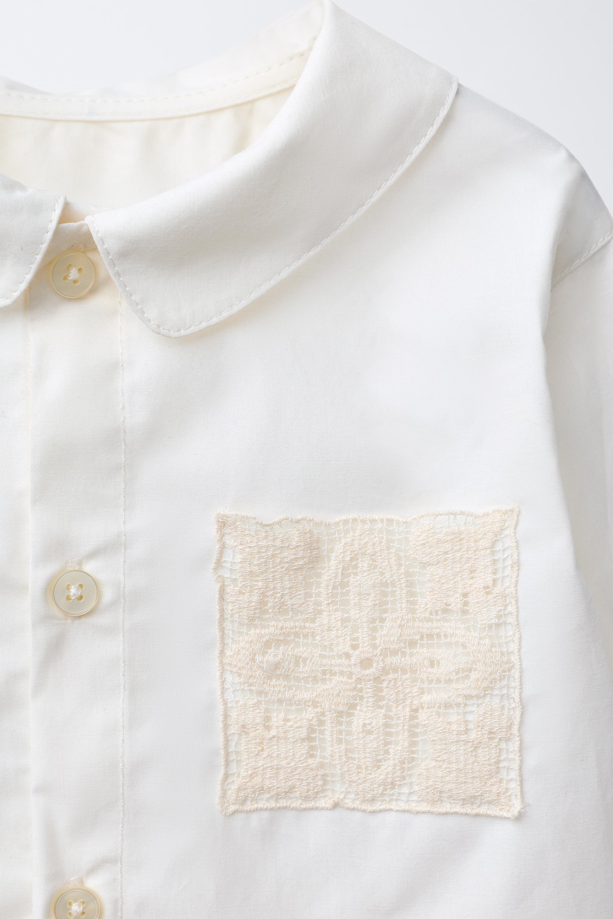 LACE POCKET SHIRT