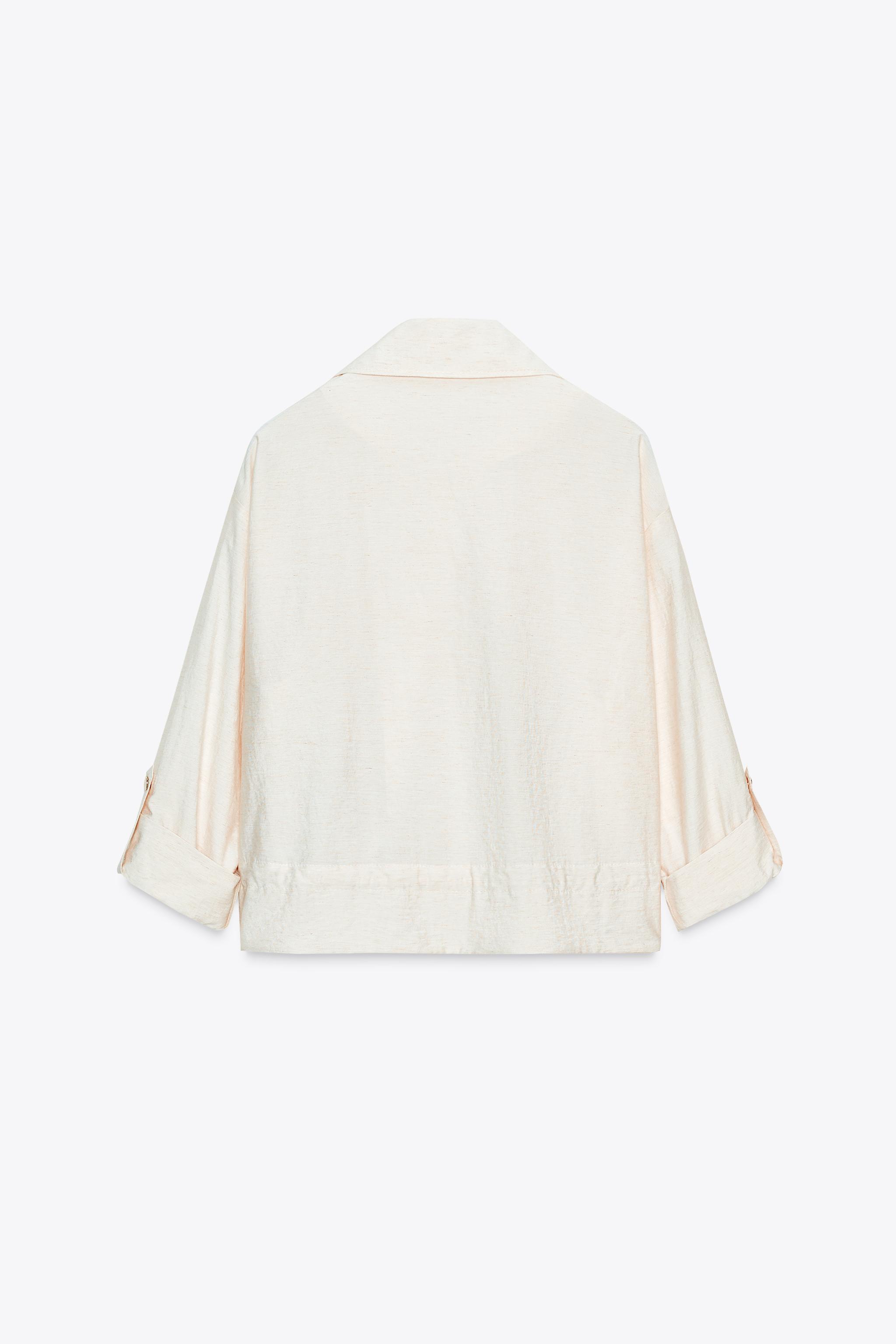 SHORT SLEEVE ROLLED-UP SAFARI SHIRT