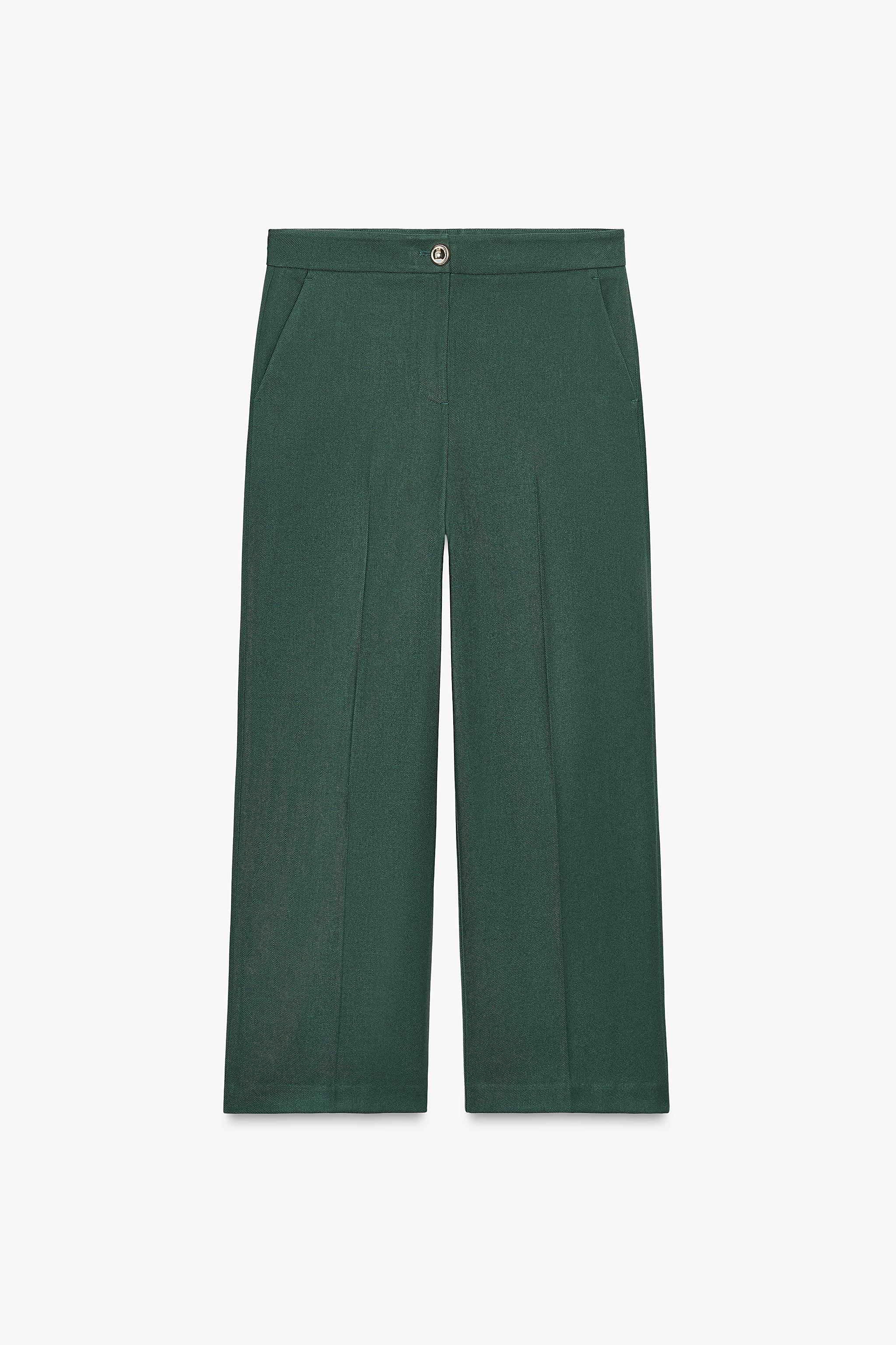 HIGH-WAISTED CULOTTE PANTS