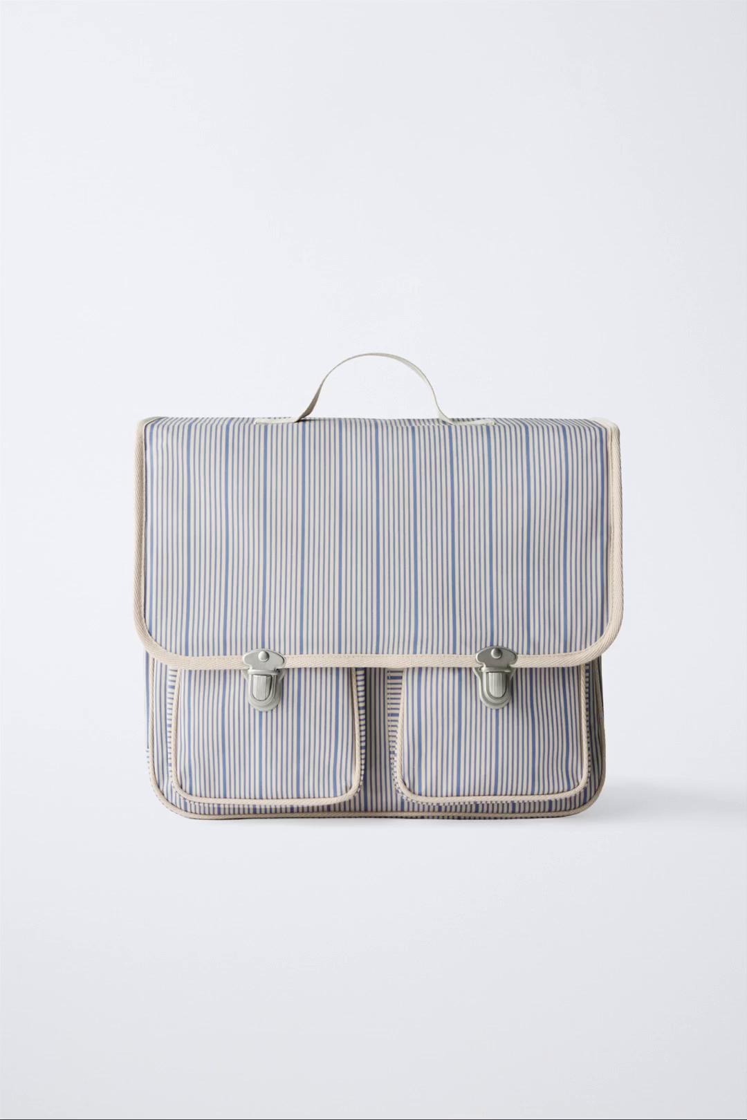 STRIPED SCHOOL SATCHEL