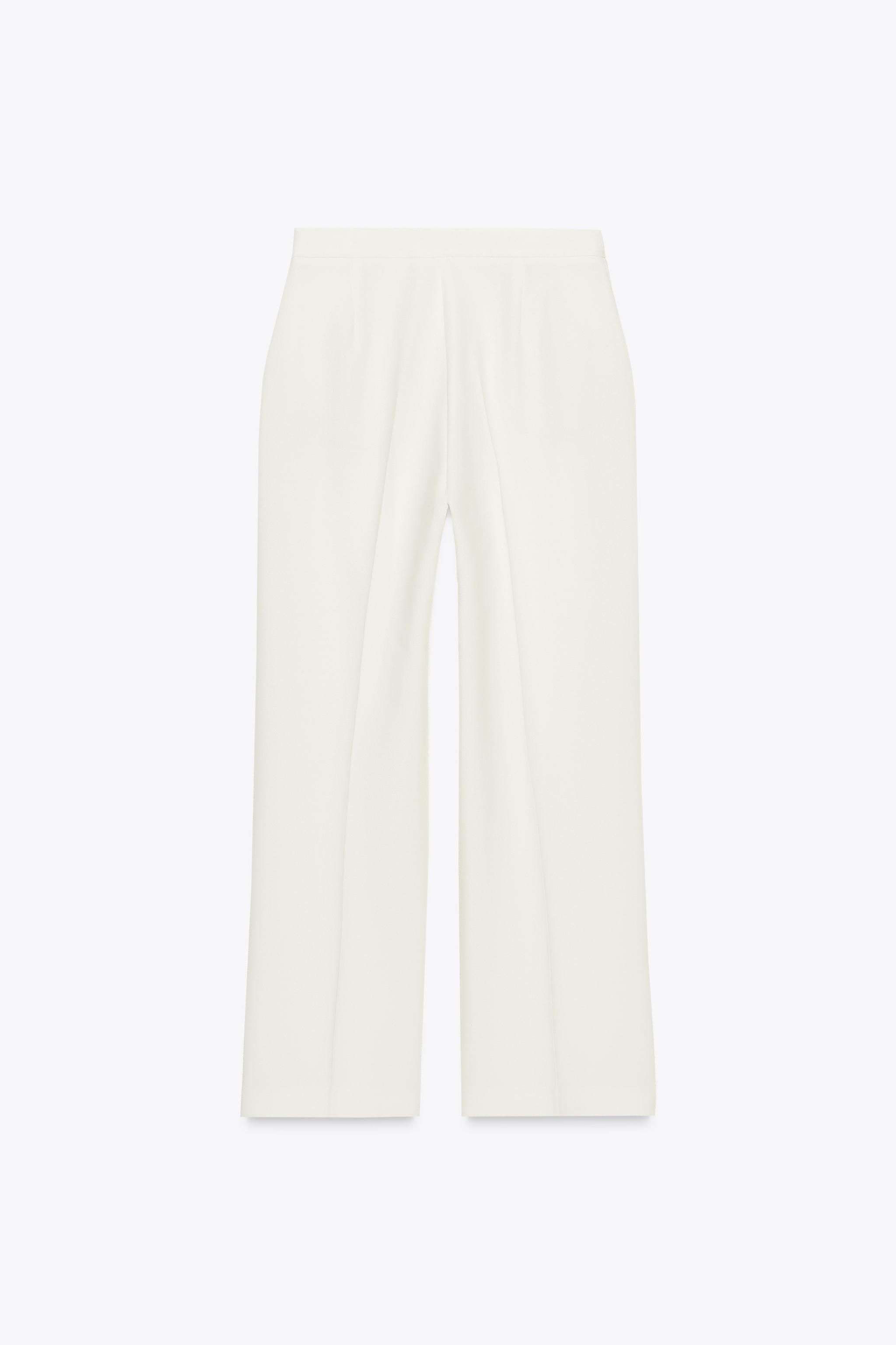HIGH-WAISTED STRAIGHT LEG PANTS