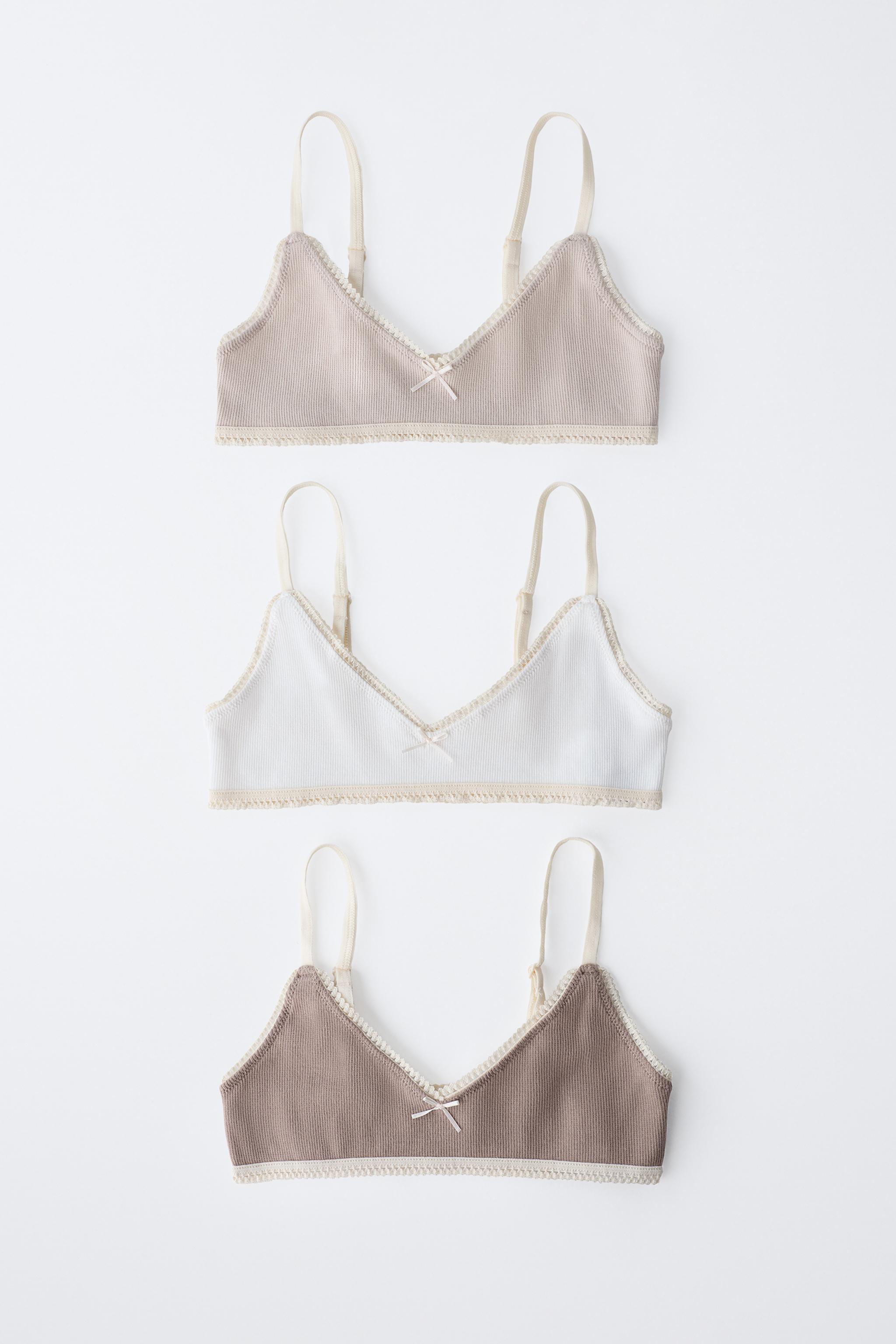 9-14 YEARS/ THREE-PACK OF RIBBED TOPS