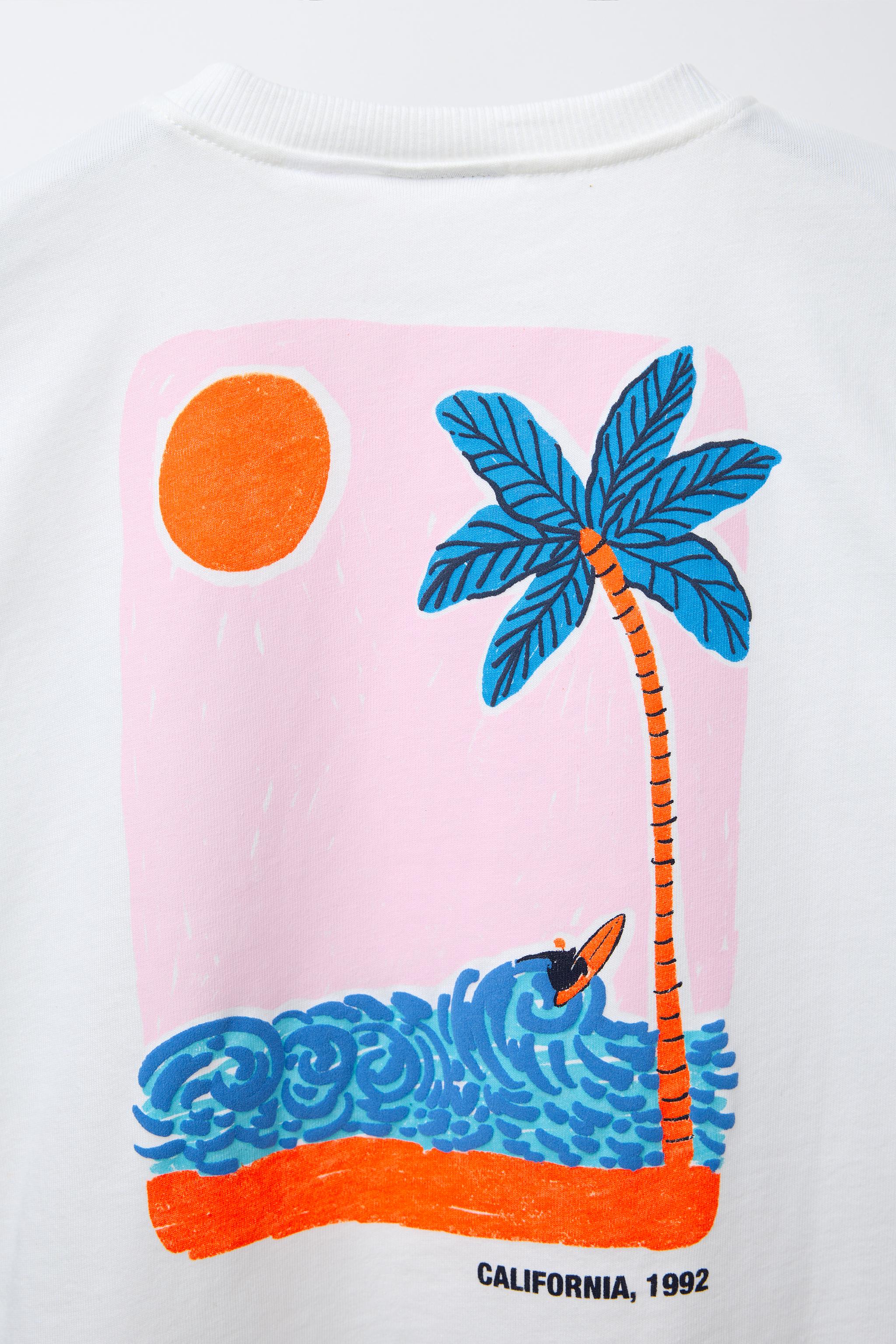 SURF PRINT T-SHIRT