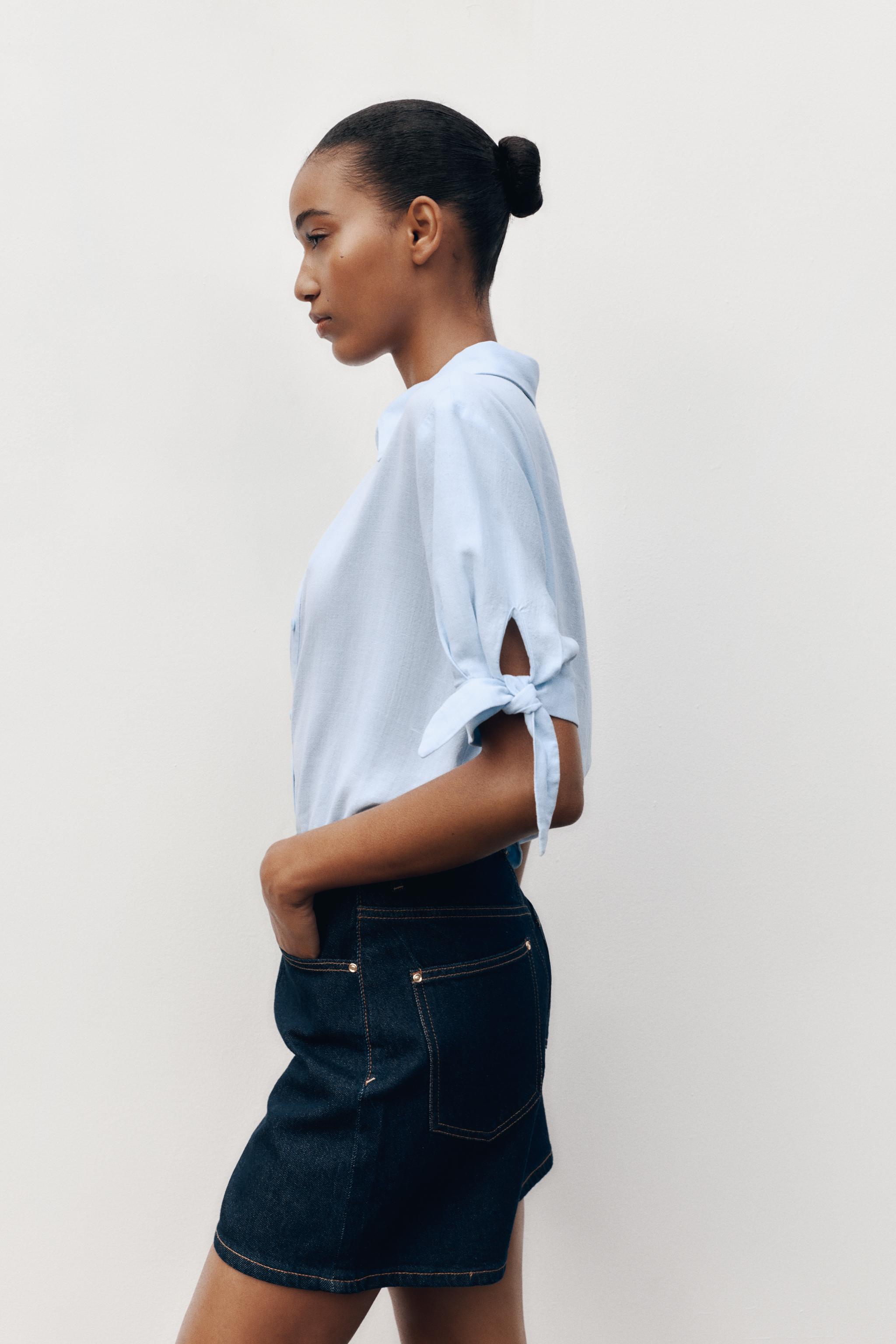 Z1975 HIGH-WAISTED MOM FIT SHORTS