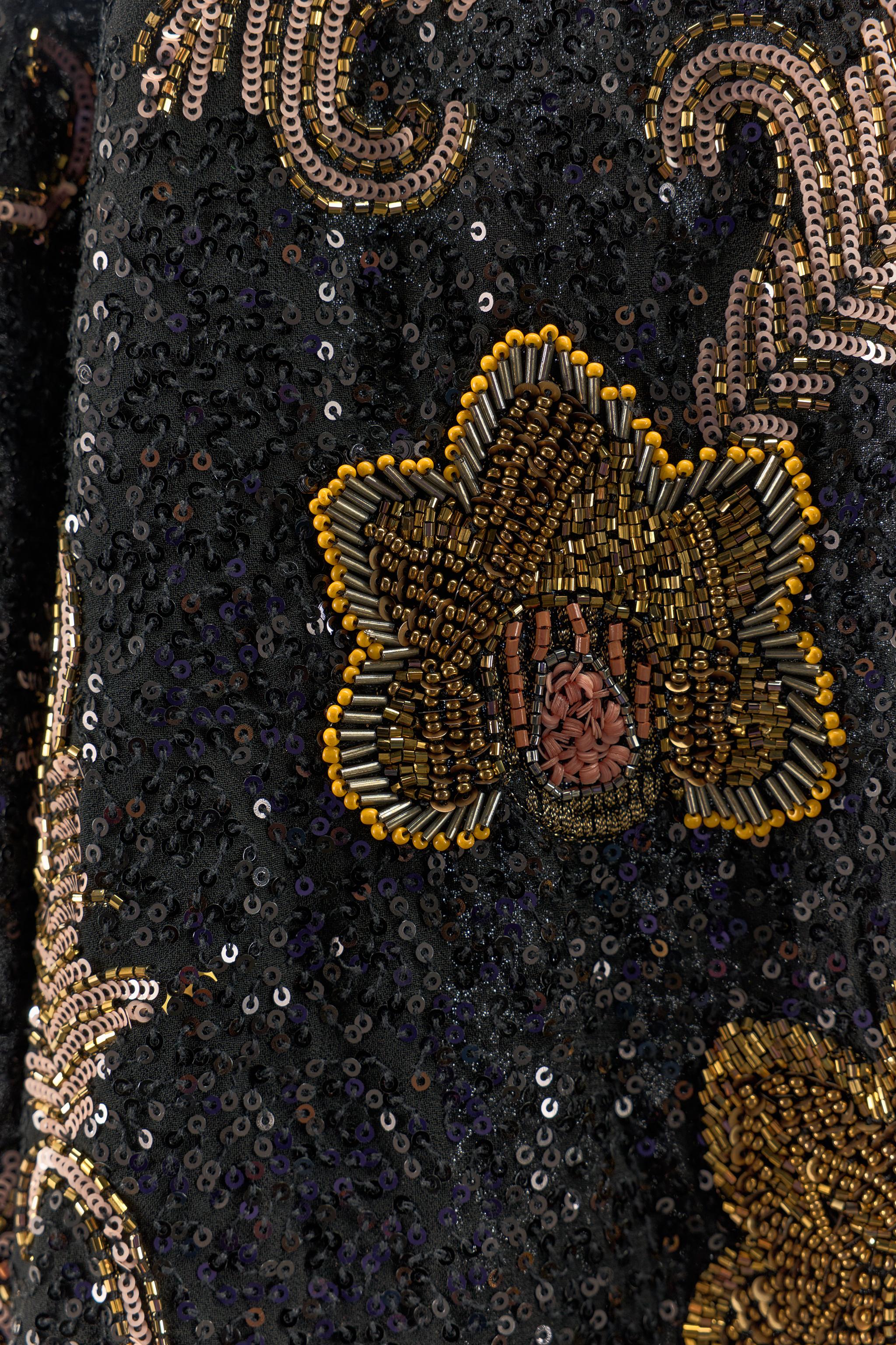 EMBROIDERED CAPE JACKET