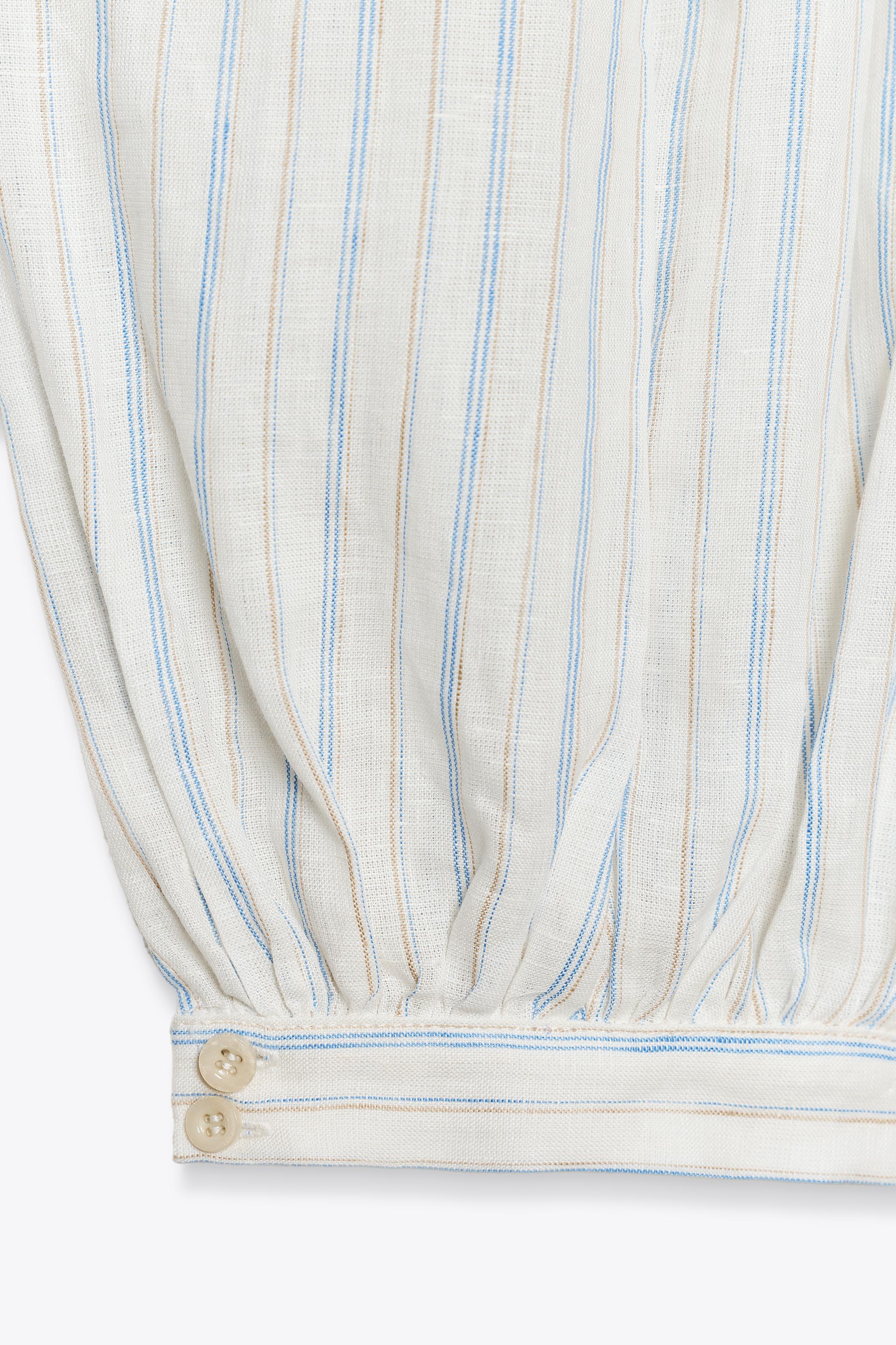 ZW COLLECTION STRIPED BALLOON PANTS