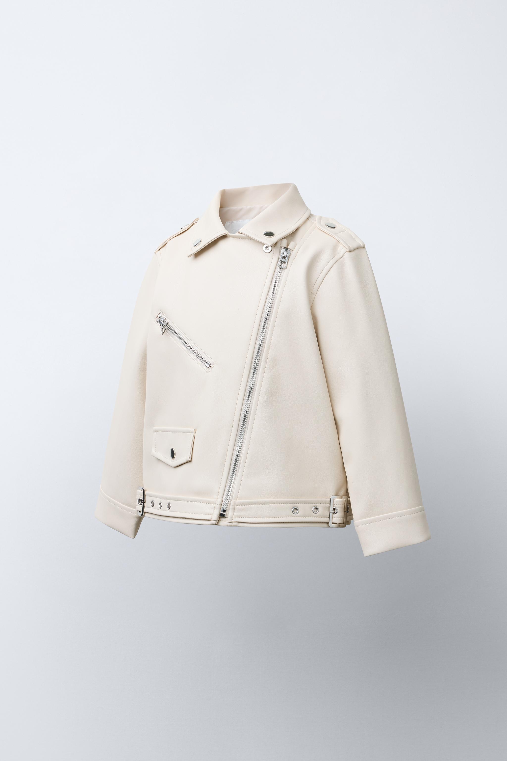 FAUX LEATHER BIKER JACKET