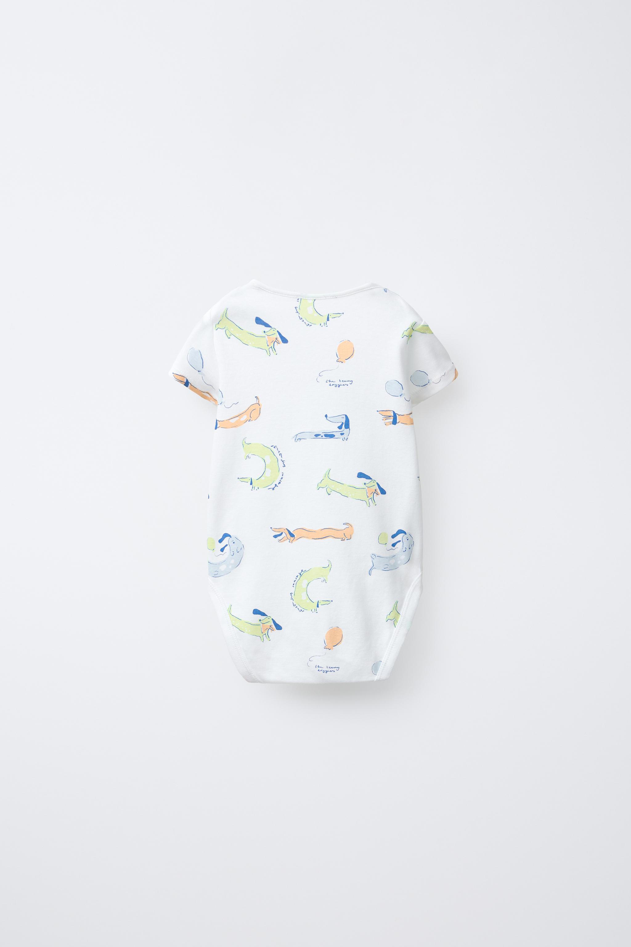 FIVE-PACK OF PUPPY BODYSUITS