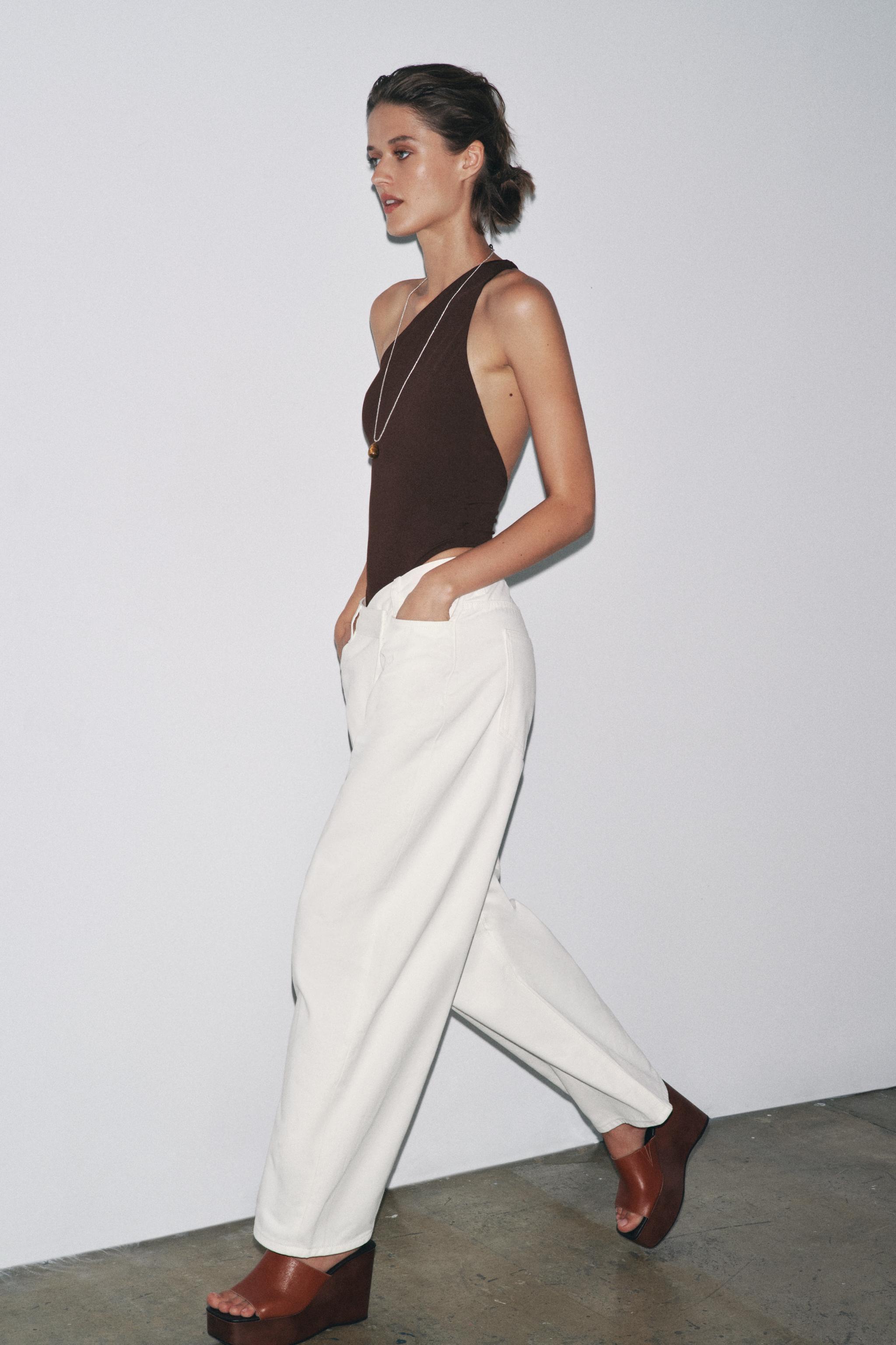 POLYAMIDE ASYMMETRIC BODYSUIT