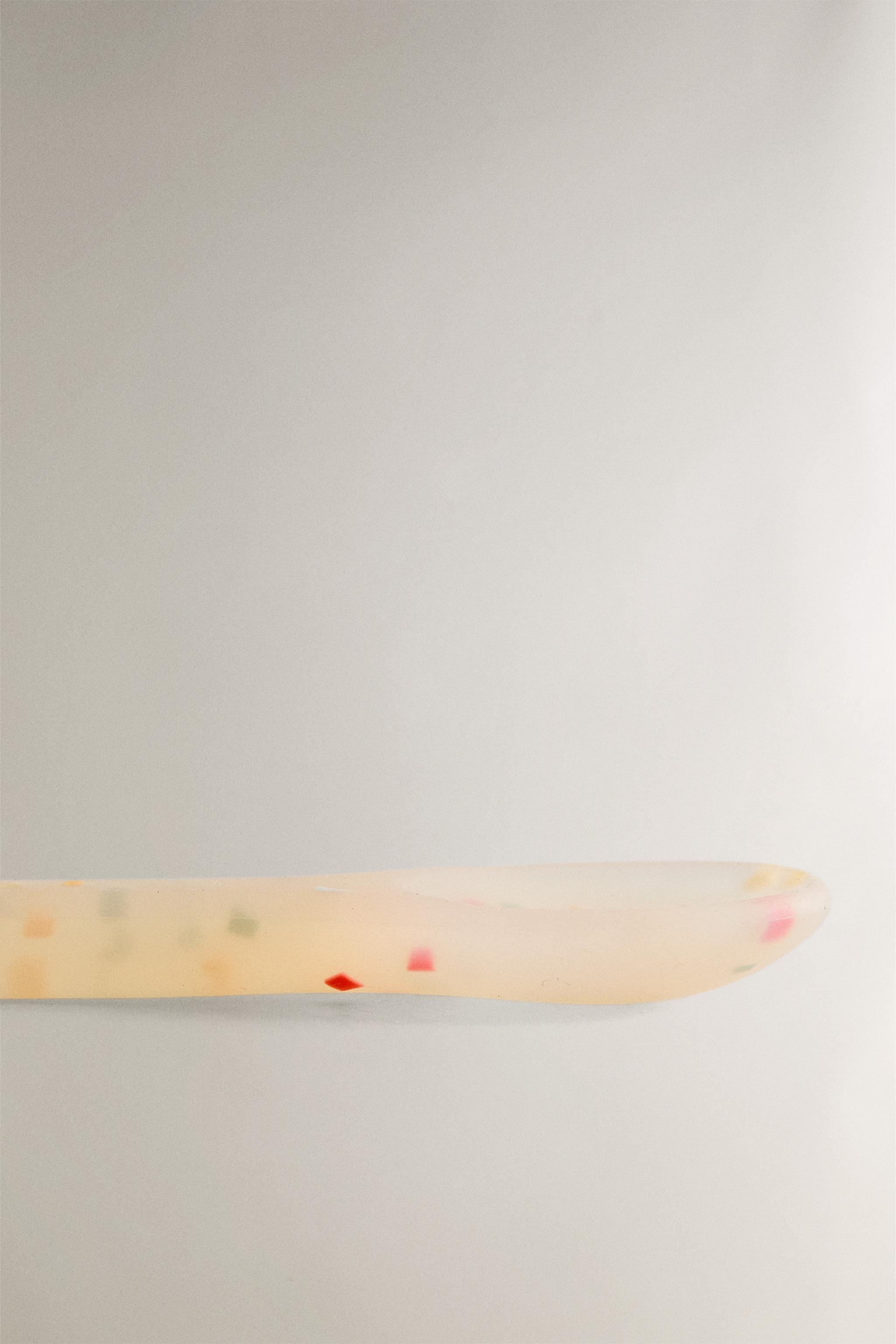 CHILDREN'S CONFETTI SILICONE SPOON