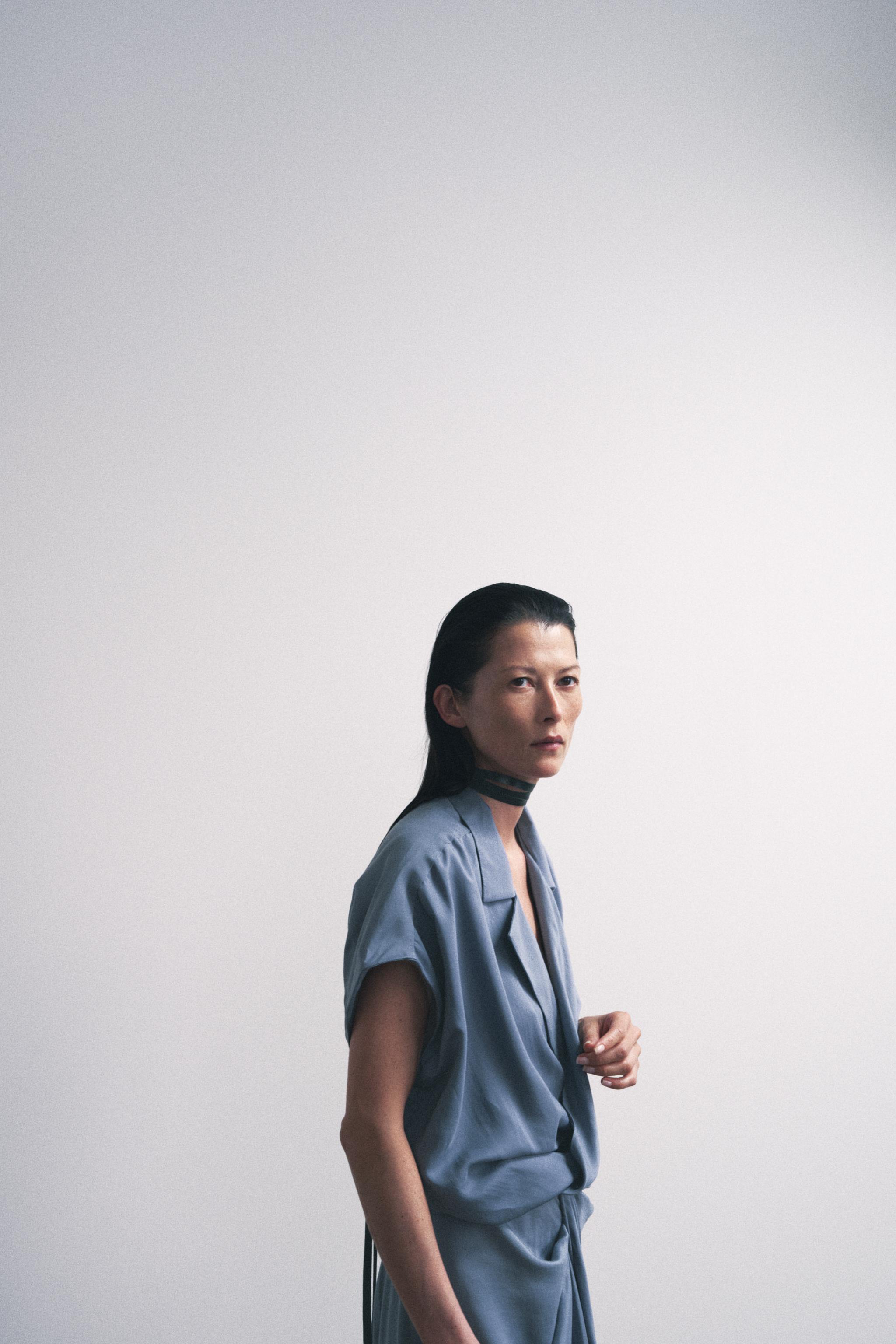 ZW COLLECTION SATIN EFFECT WRAP DRESS