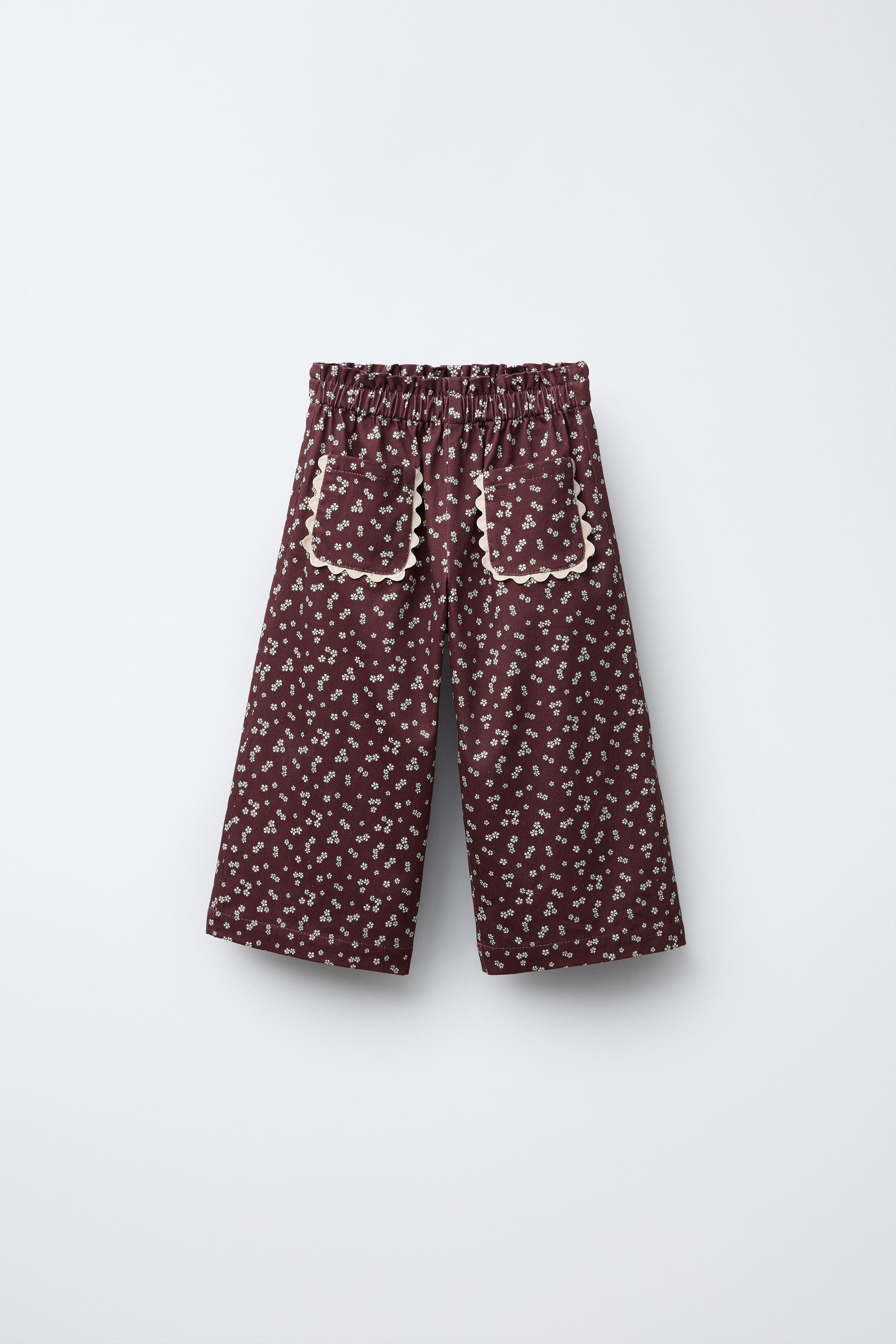 FLORAL PRINT PANTS
