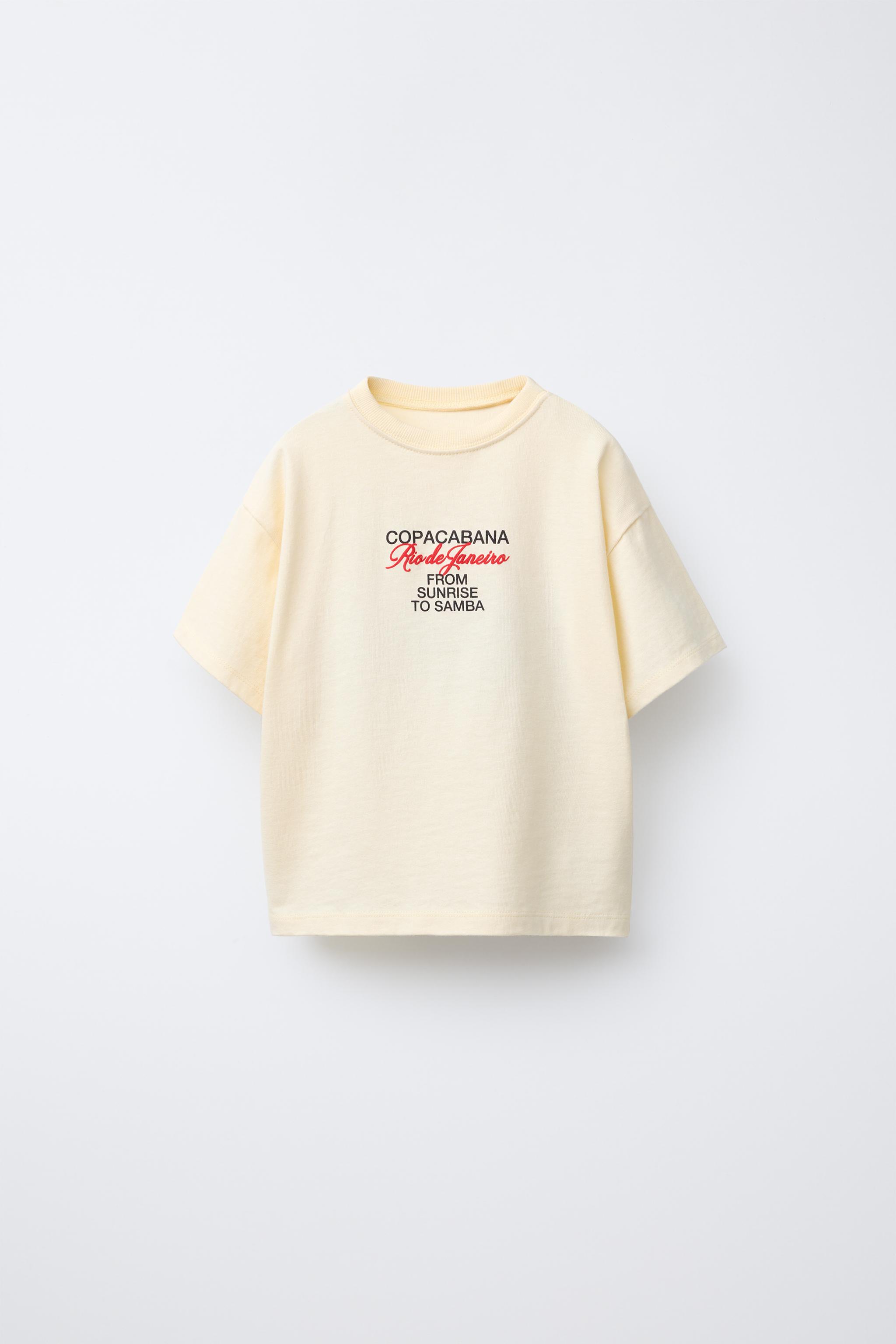 RAISED TEXT T-SHIRT