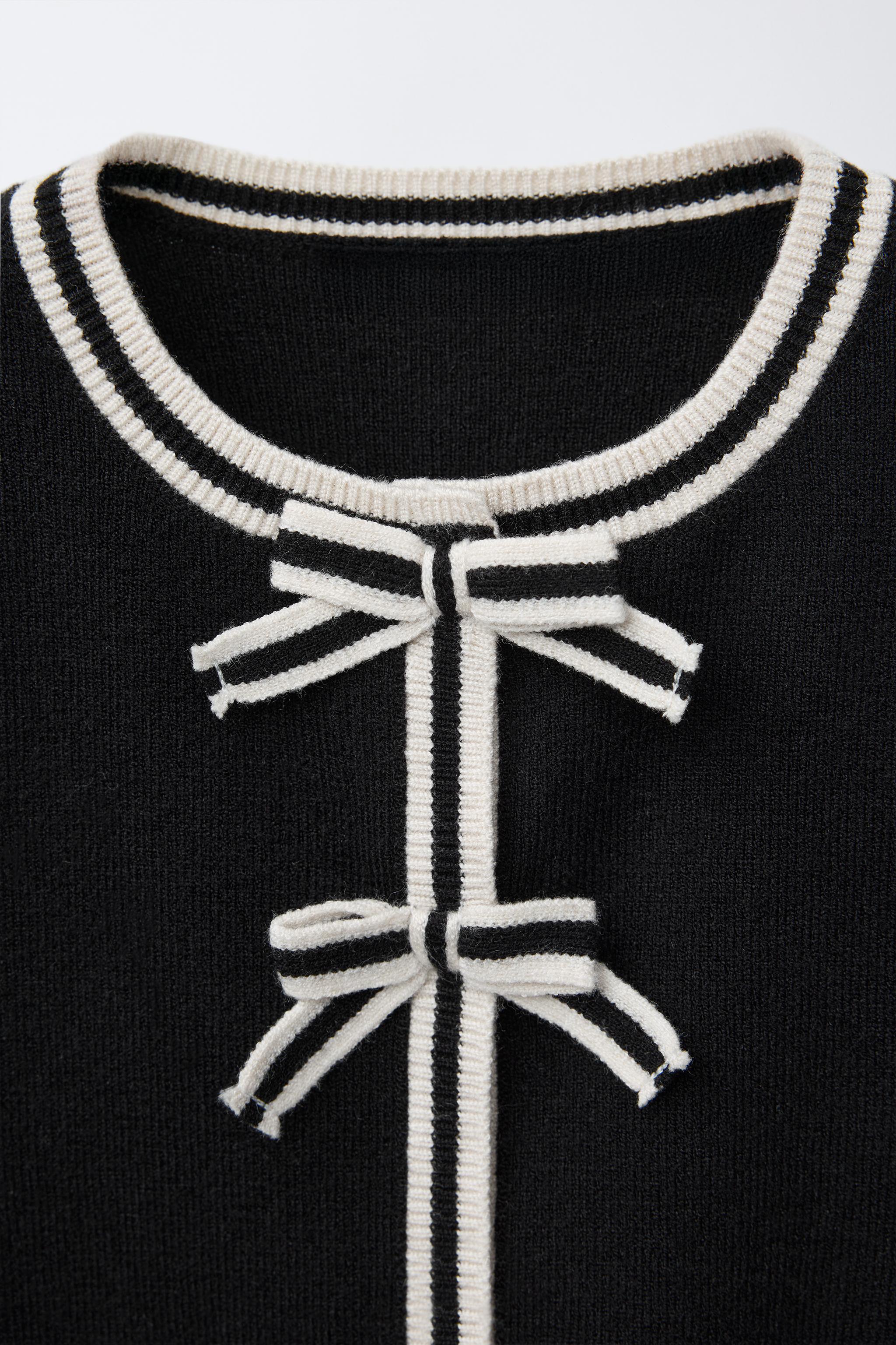 BOW CARDIGAN