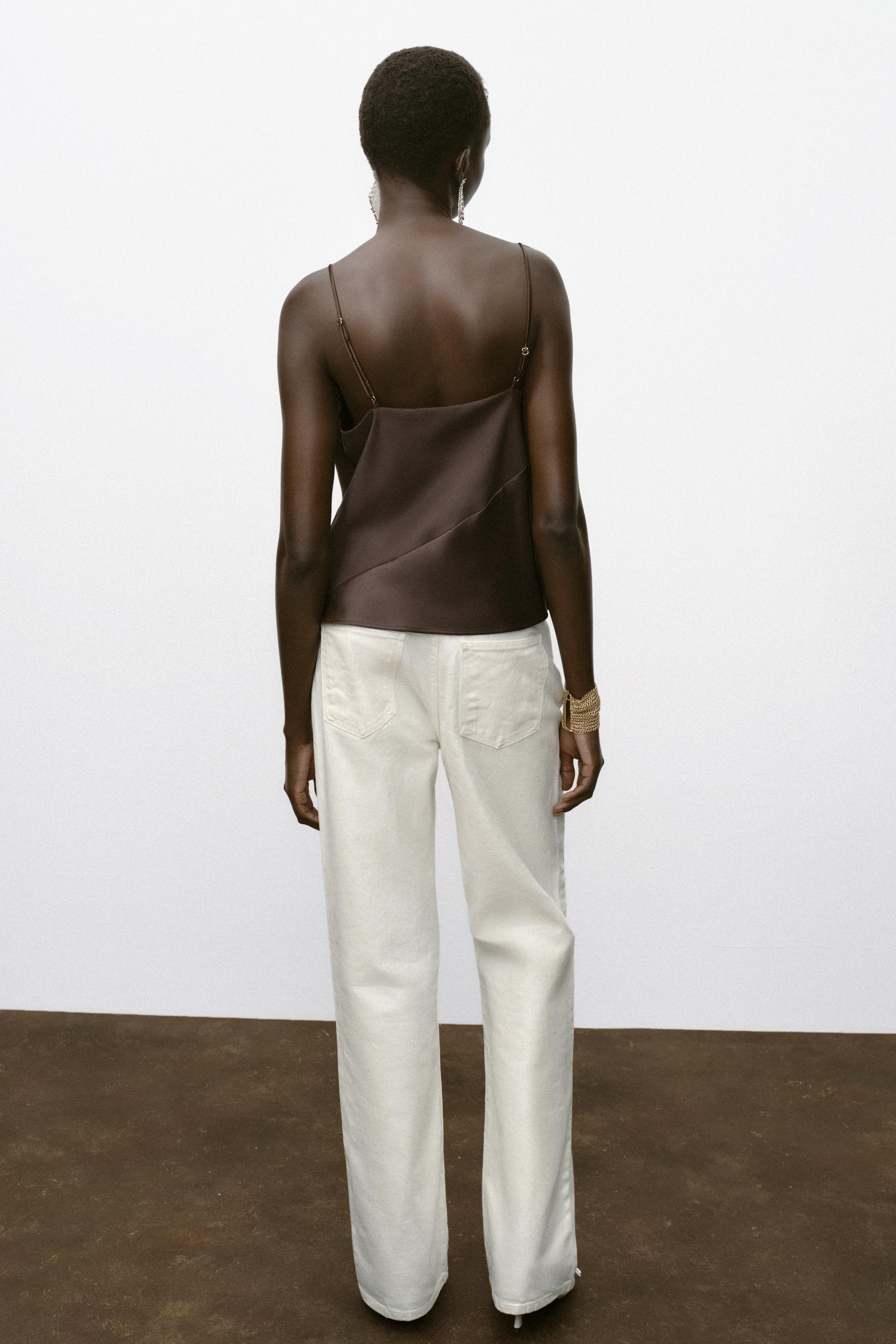 SATIN TRIM CAMISOLE TOP