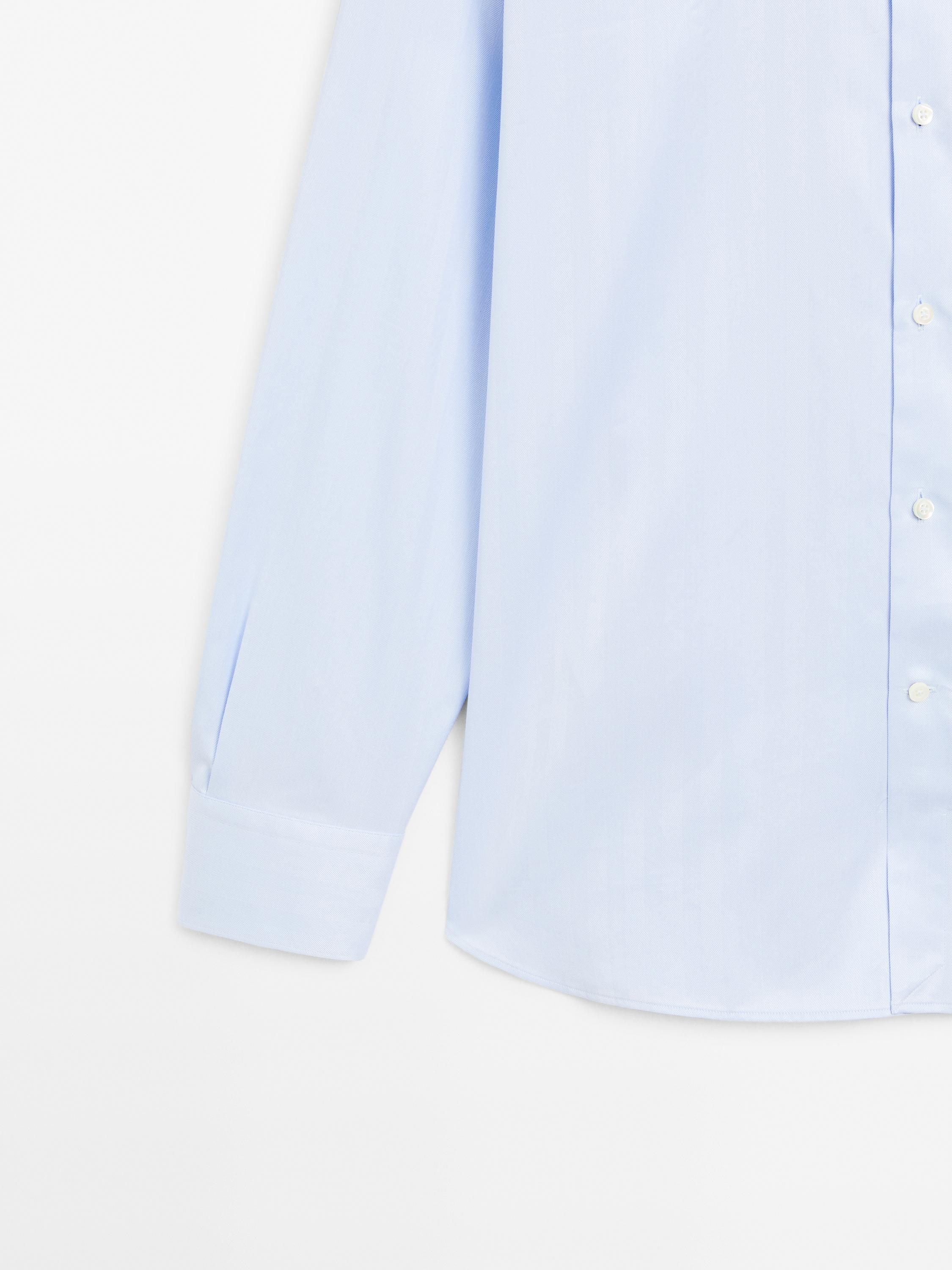 Slim fit 100% cotton shirt