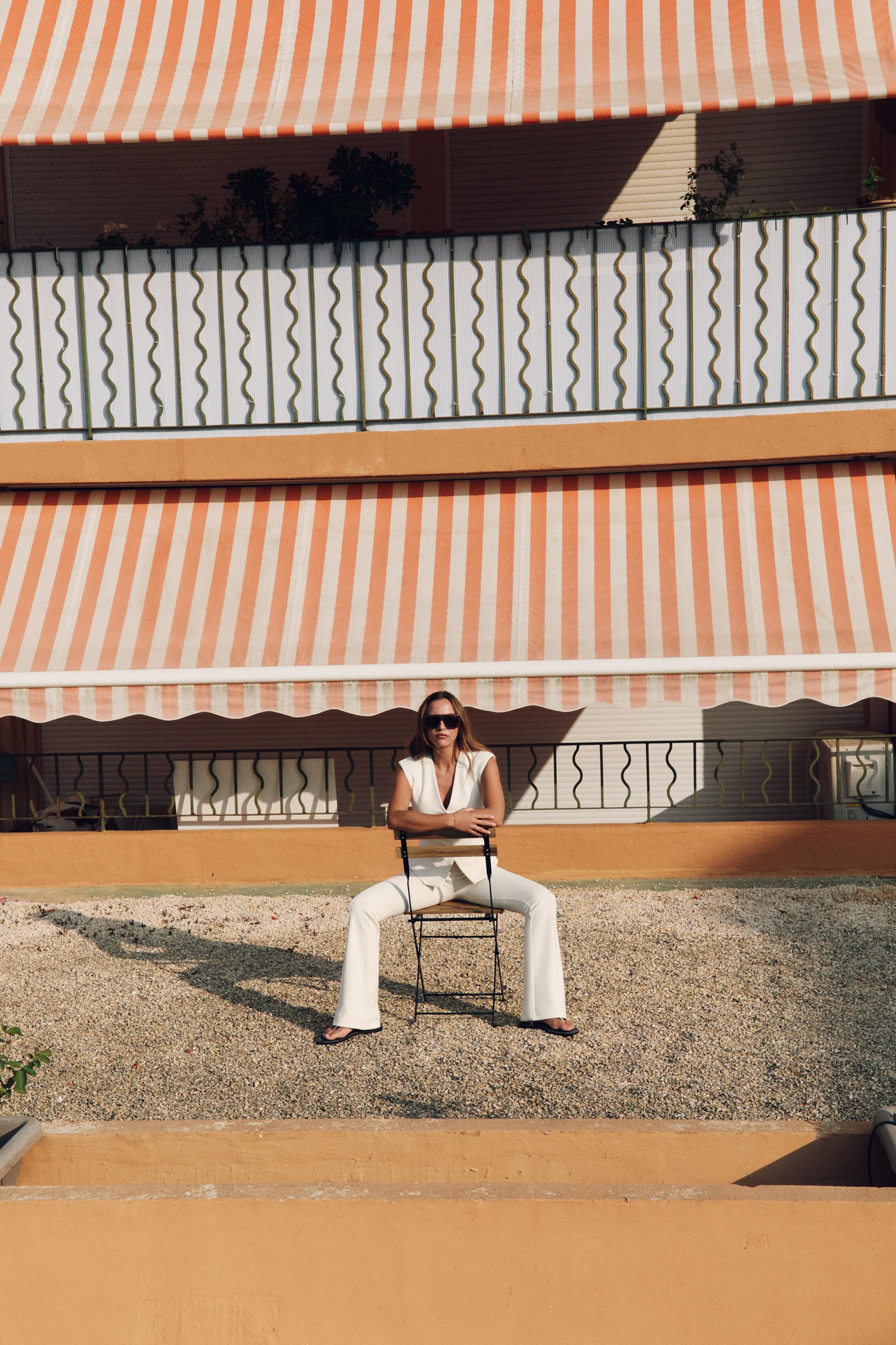 INTERLOCK FLARE PANTS