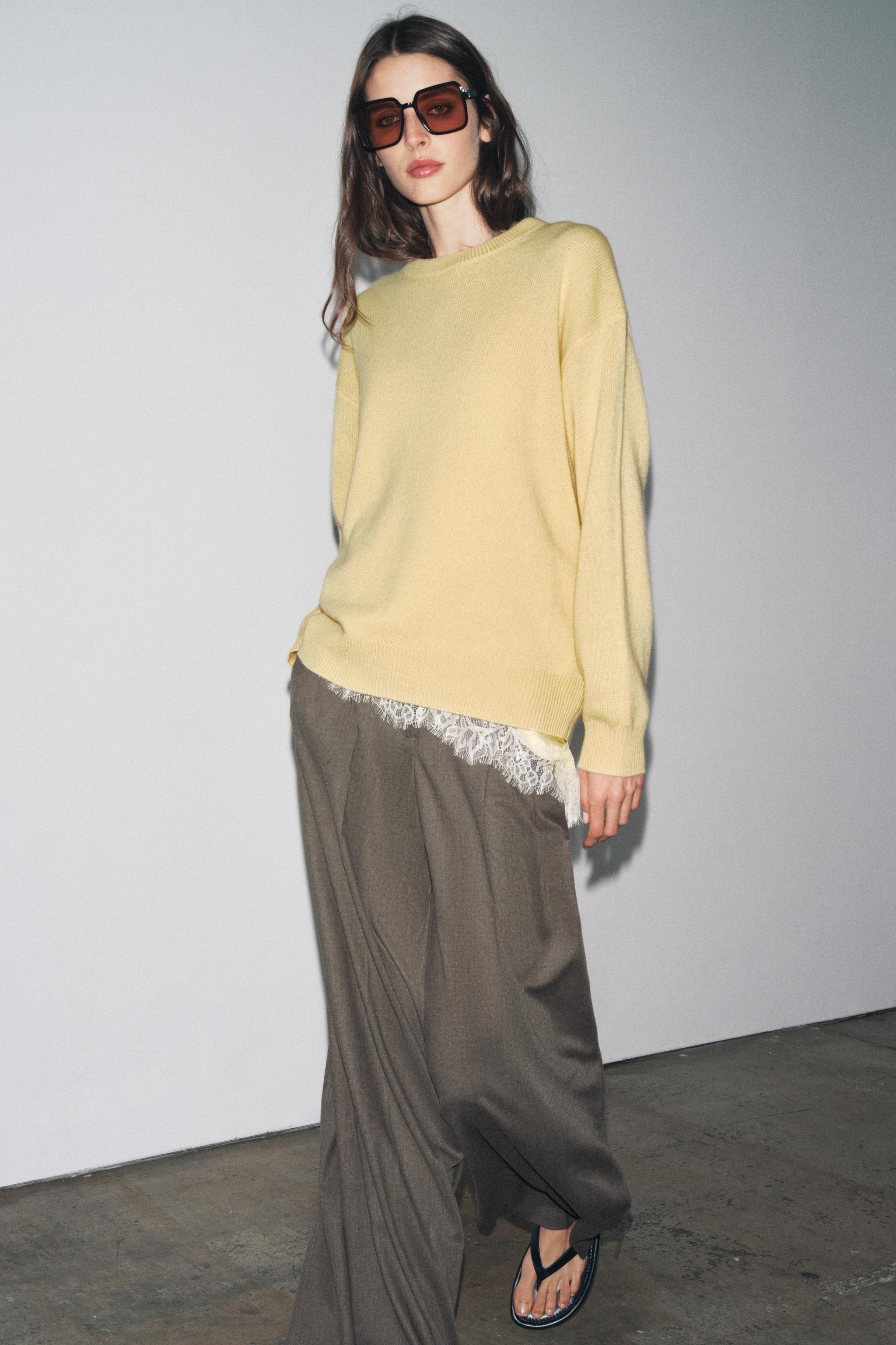 BASIC 100% CASHMERE KNIT SWEATER