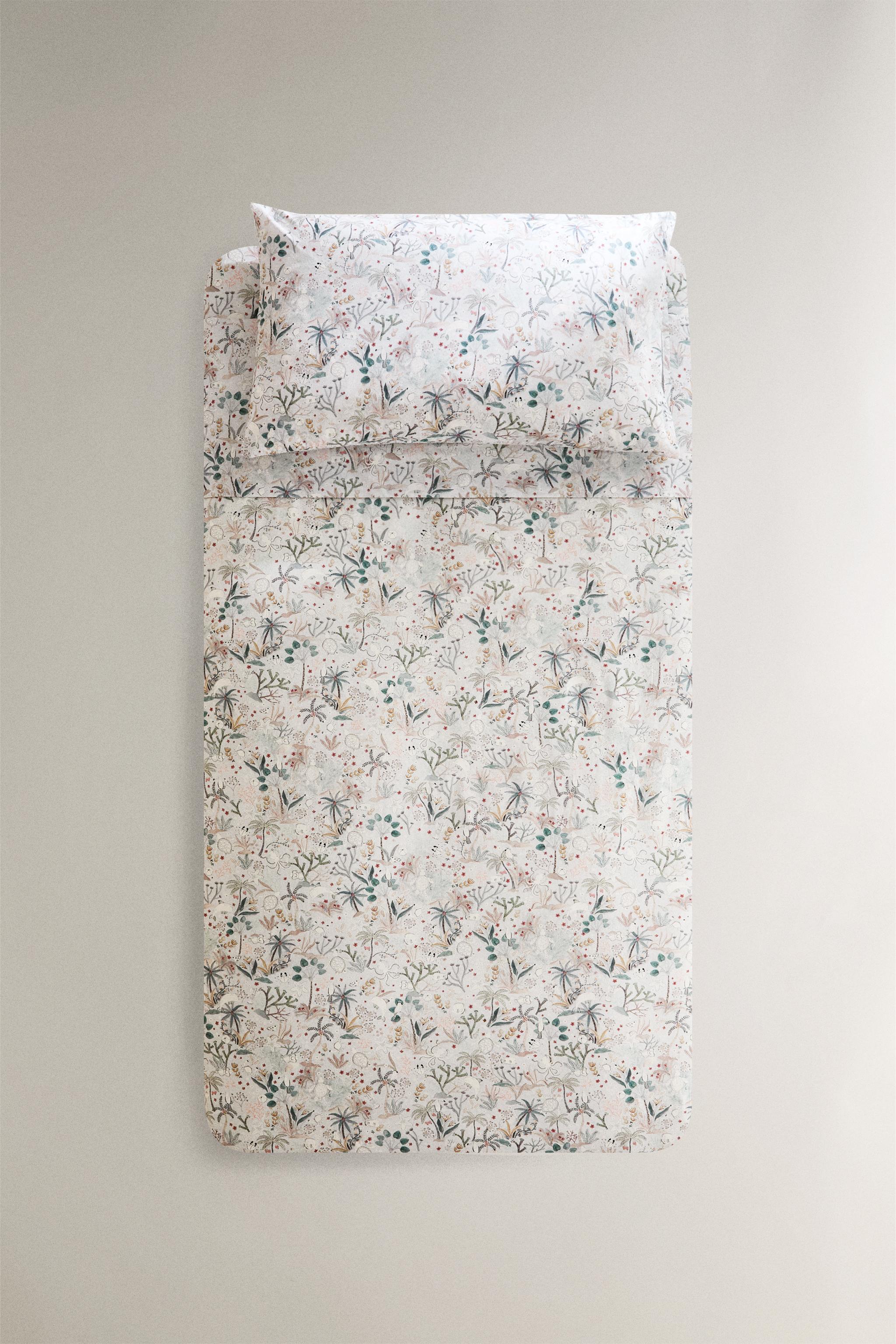 CHILDREN’S SEA PRINT DUVET COVER